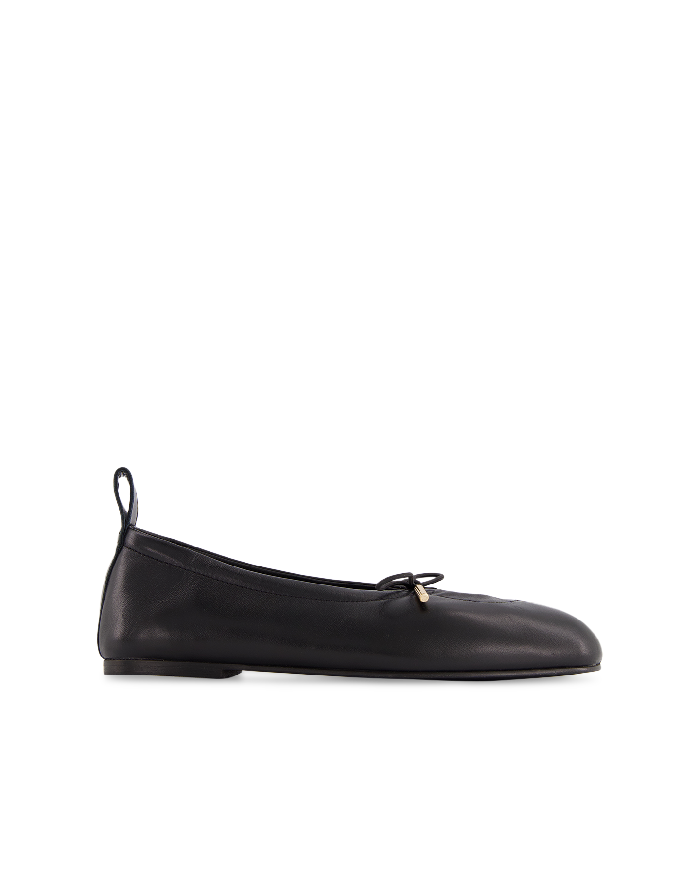 Alohas Rosalind Black Leather Ballet Flats ZWART 1