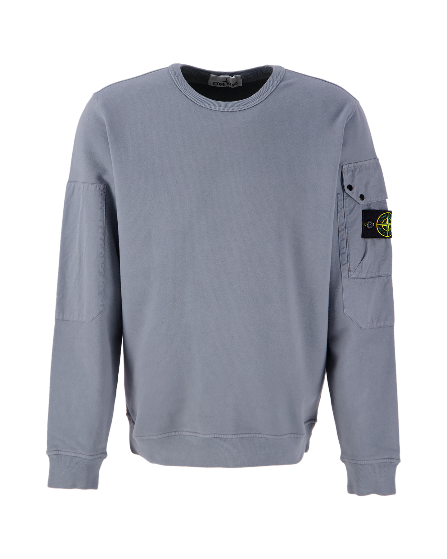 Stone Island 63920 Brushed Cotton Fleece  Sweatshirt GROEN 1