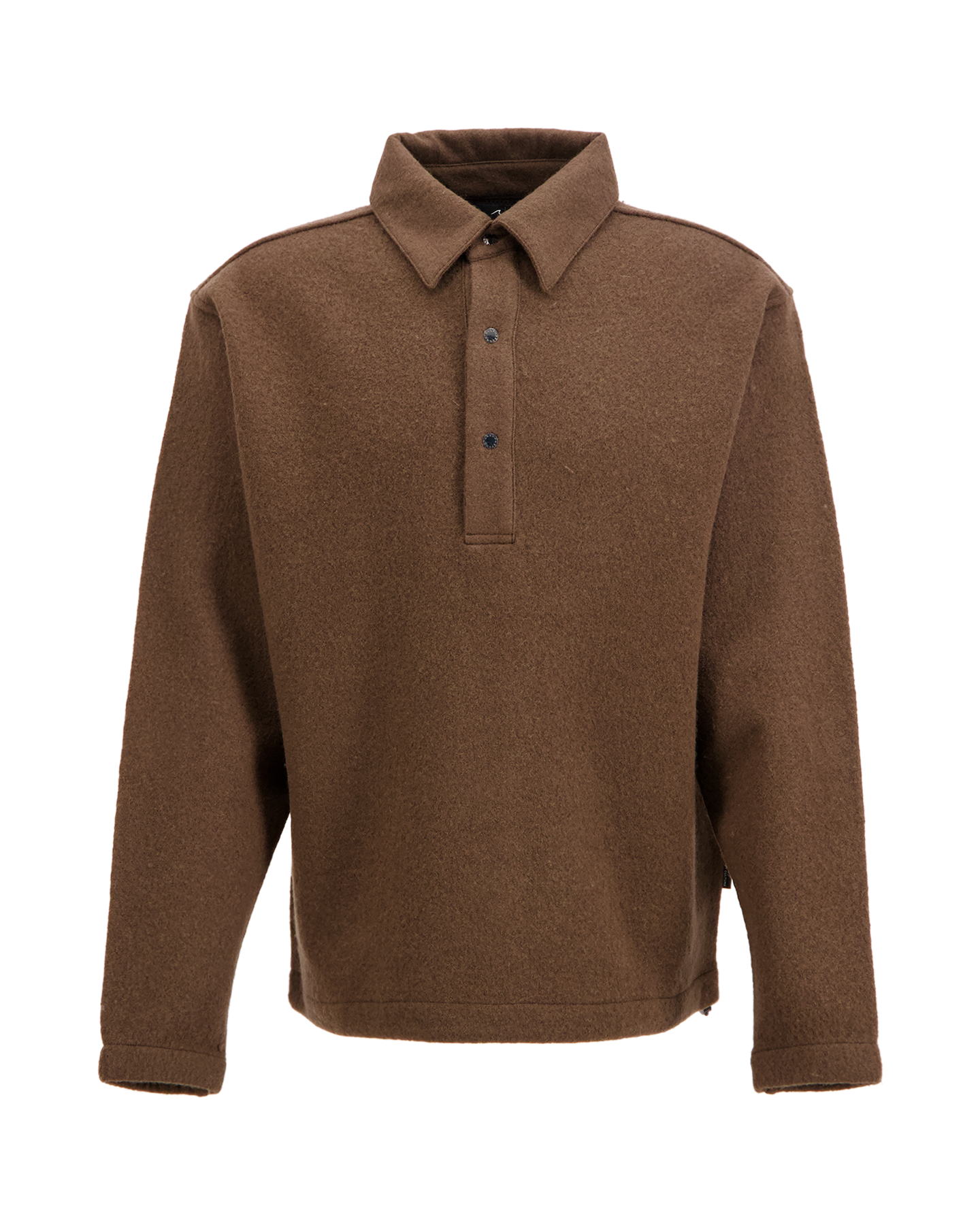 Cesar Equipment Oakdale Boiled Wool Shirt BRUIN 1