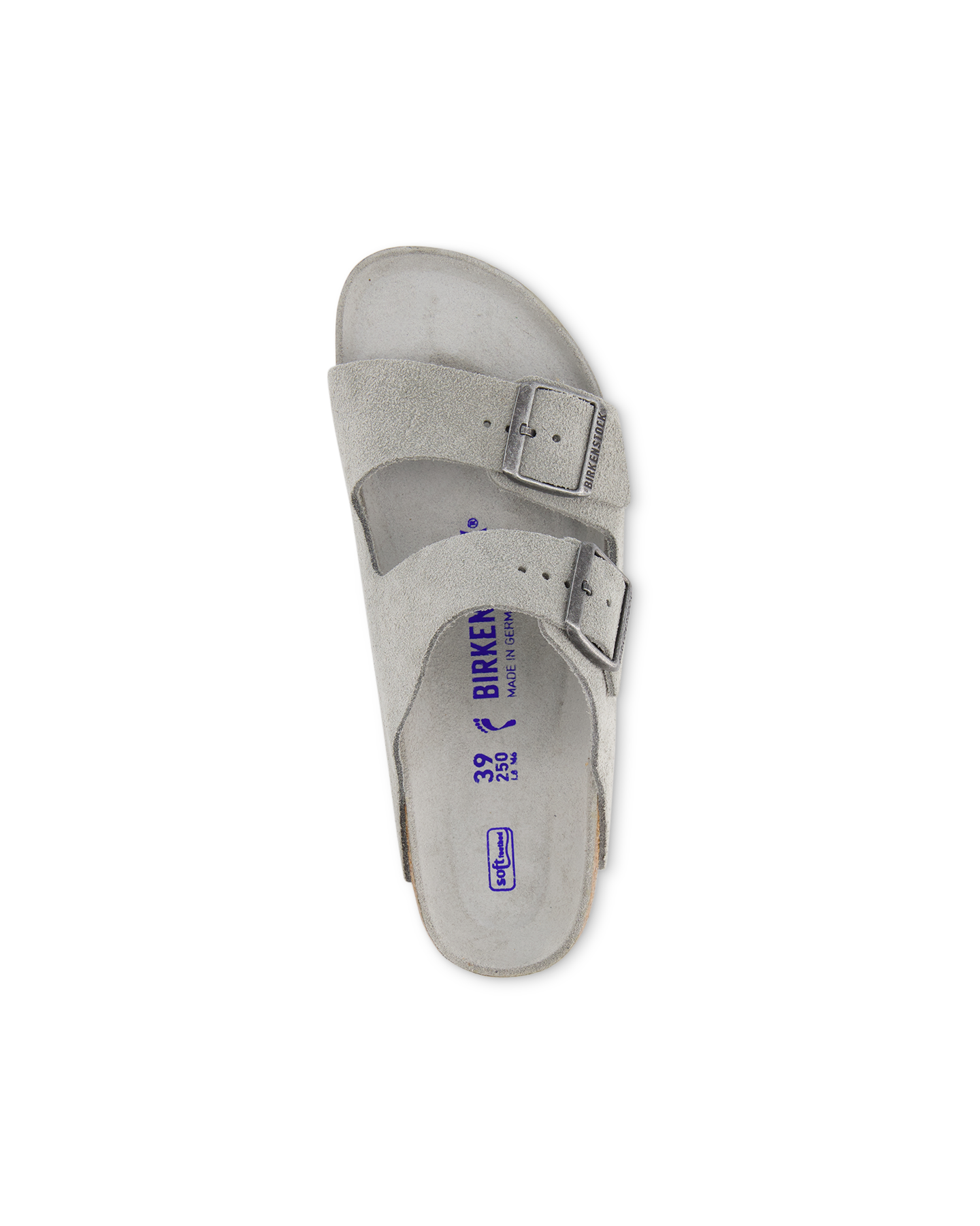 Birkenstock Arizona Soft Footbed Suede Leather Narrow LICHTBLAUW 5