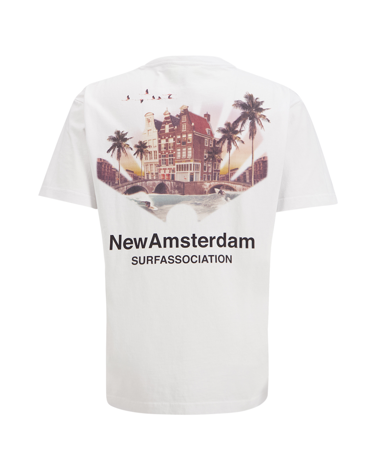 New Amsterdam Surf Association Tropical Tee WIT 1