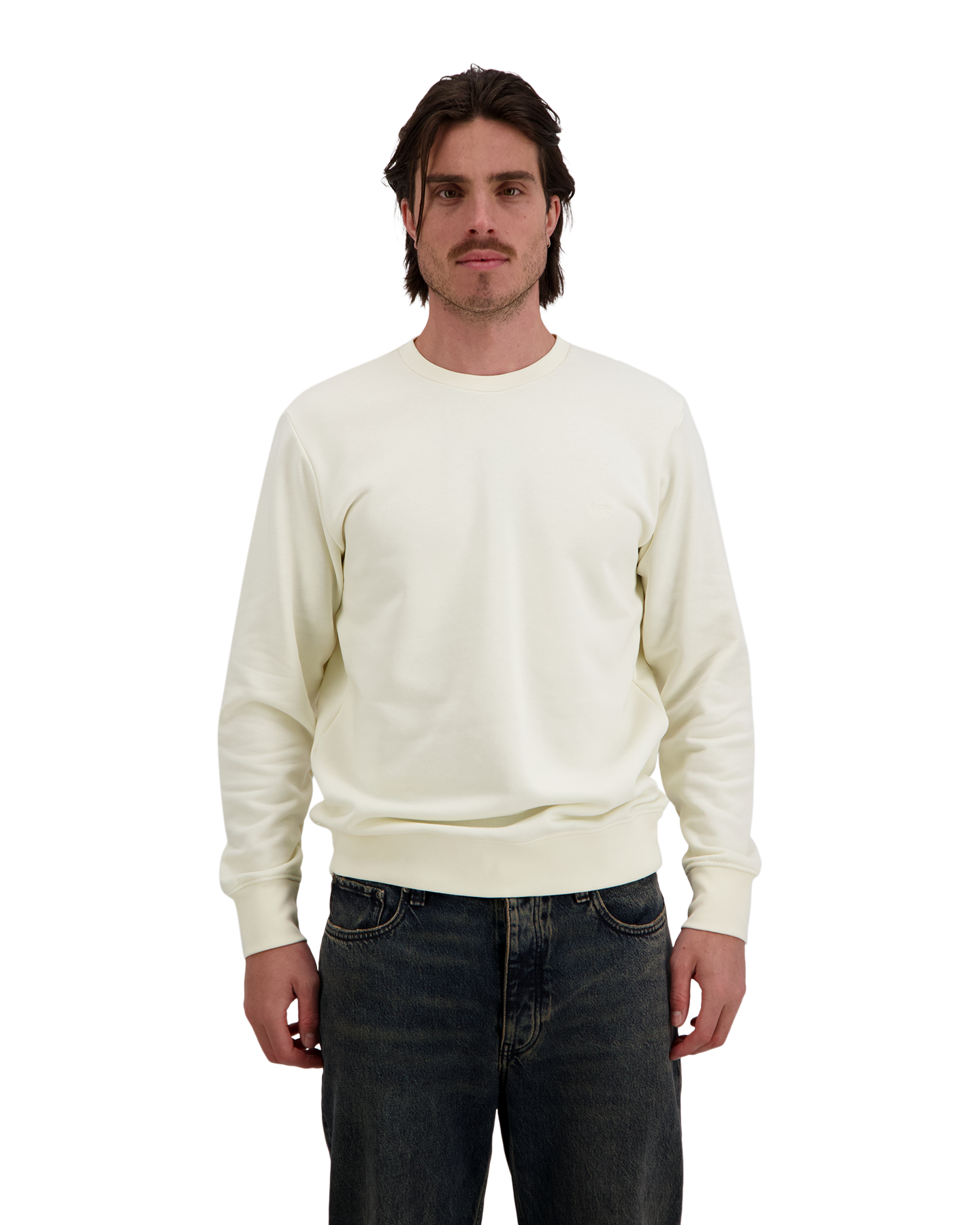 Denham Scissor Crewneck Cs CREME 3