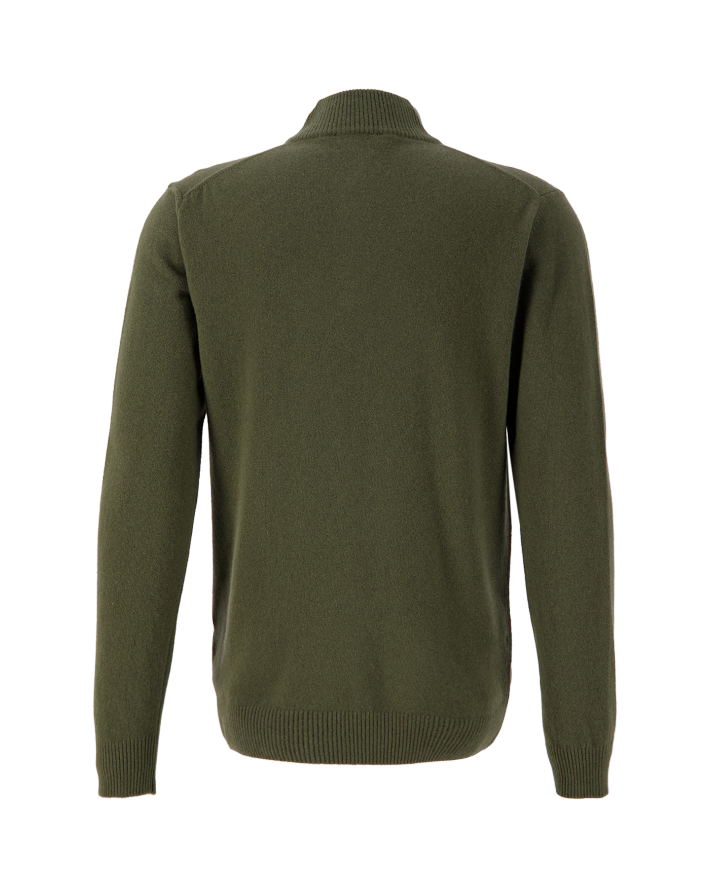 Daniele Fiesoli Lupetto Zip Rasato Misto Cashmere GROEN 2