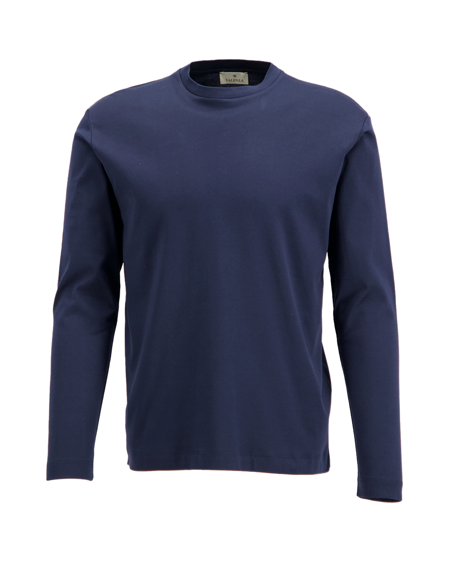 Valenza Interlock Supima T-Shirt L/S DONKERBLAUW 1