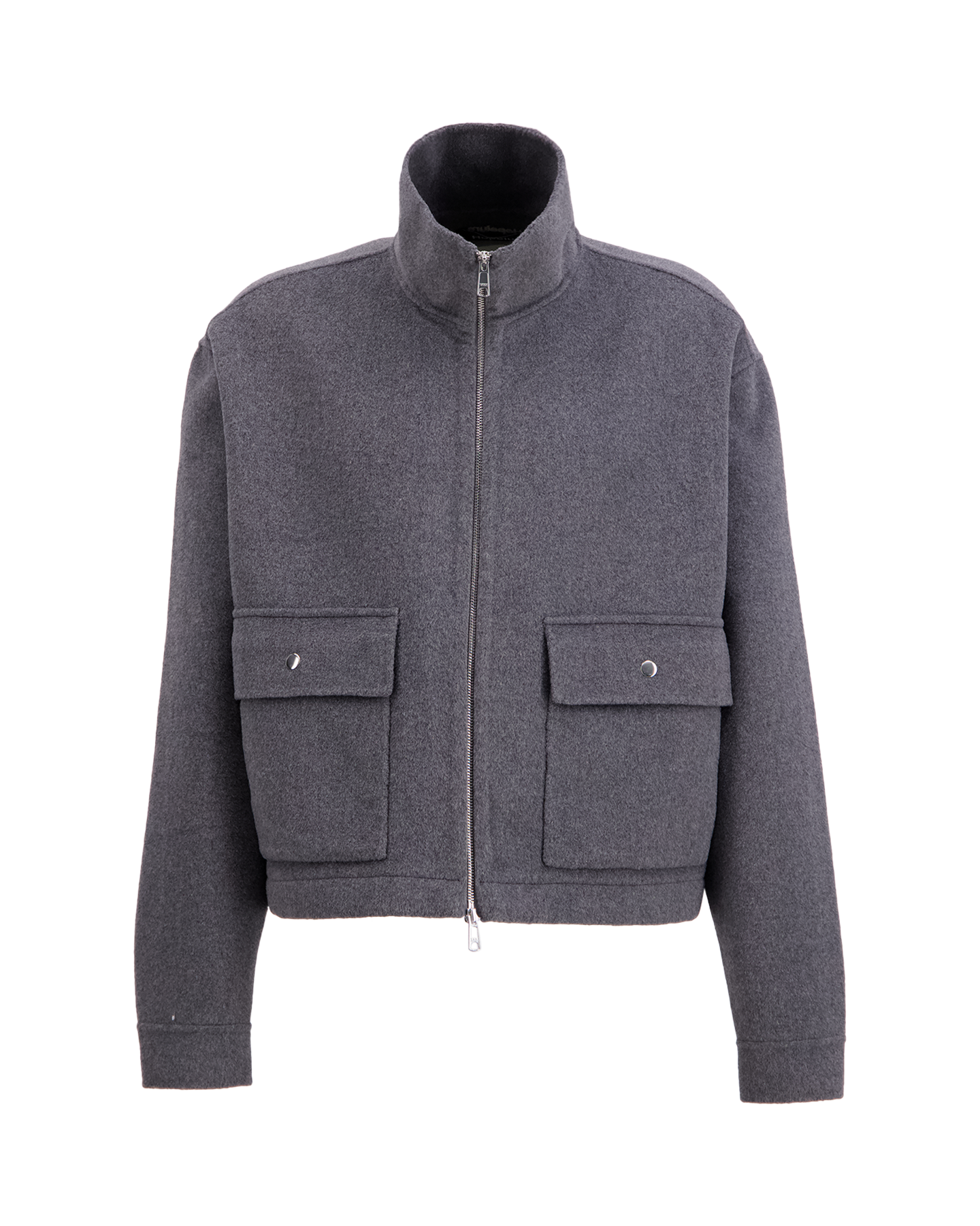 Hopeium Winter Wooly Short Jacket GRIJS 1