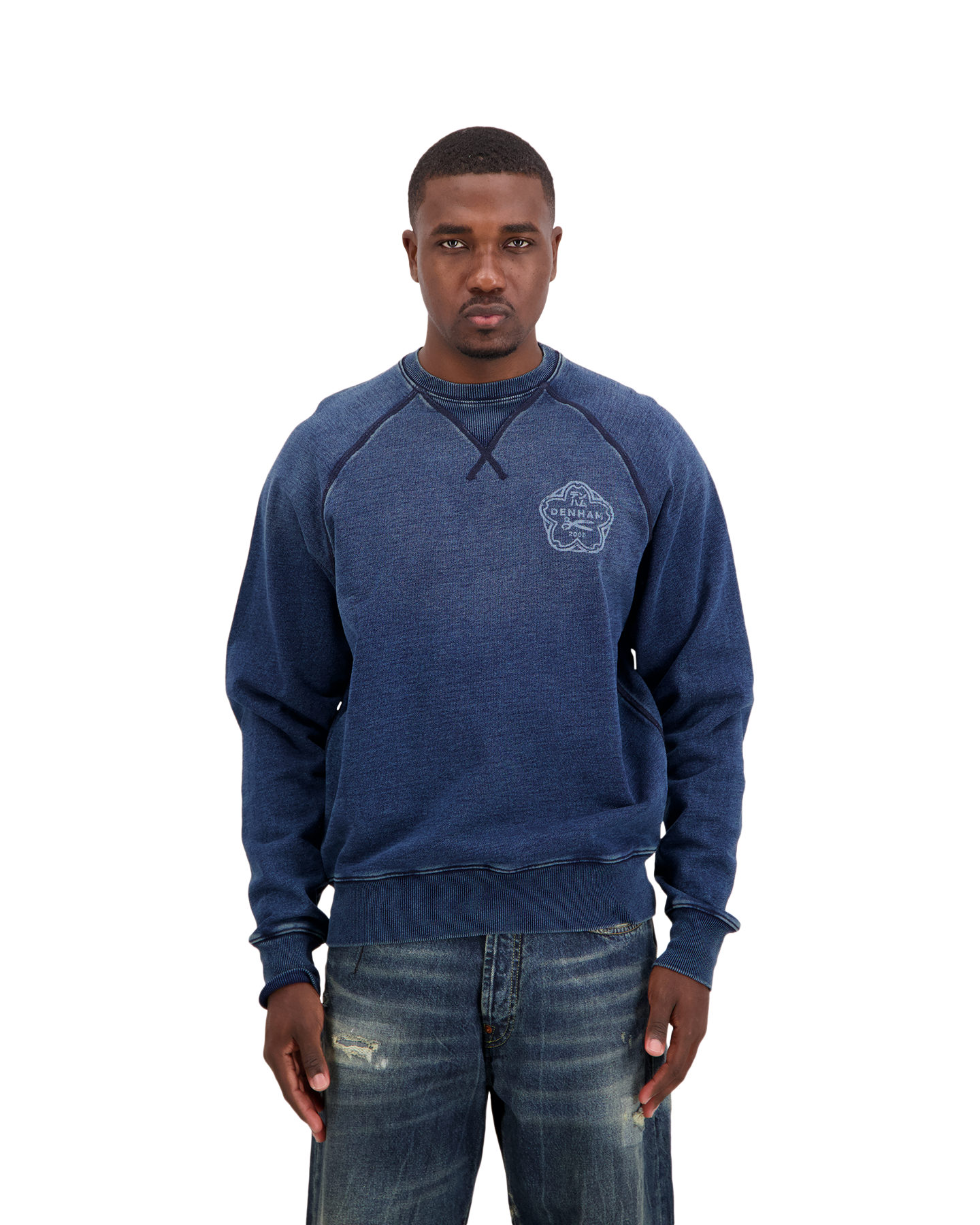 Denham Kaze Ls Tee DONKERBLAUW 3