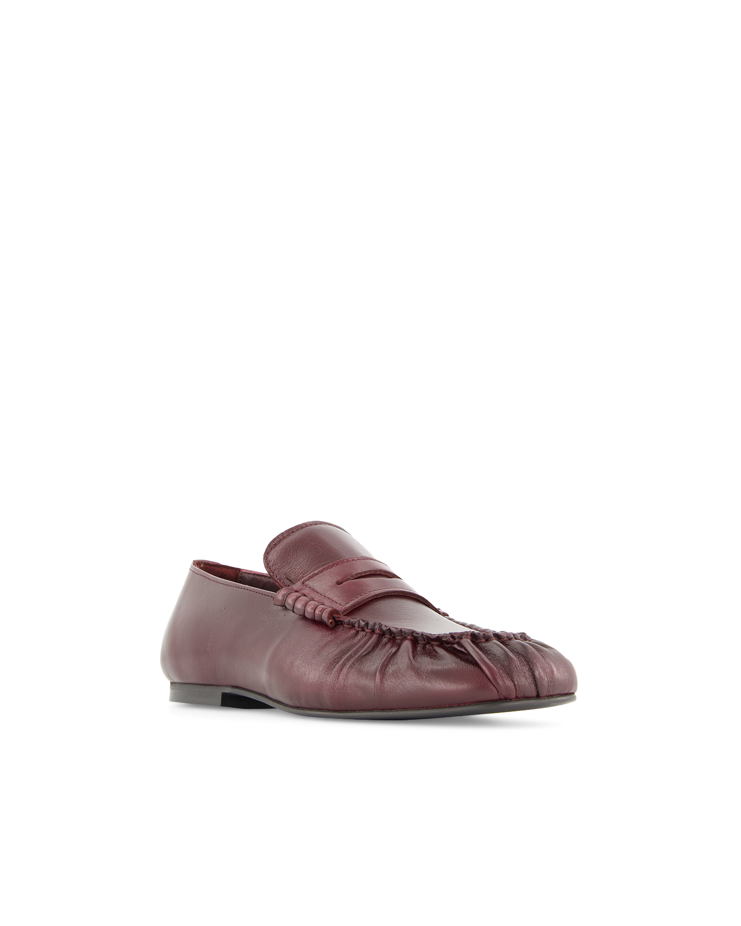 Alohas Aven Rift Burgundy Leather Loafers ROOD 2