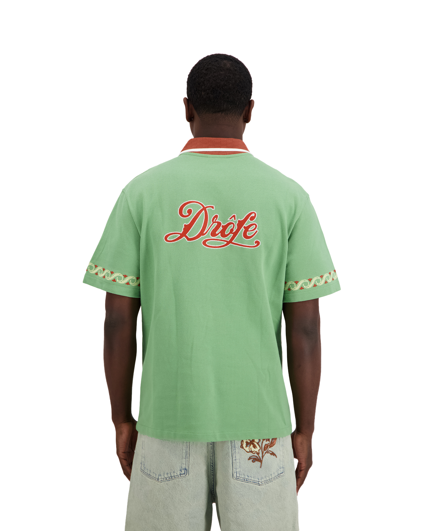 Drole de Monsieur Chemise Drôle Sport Brodée GROEN 5