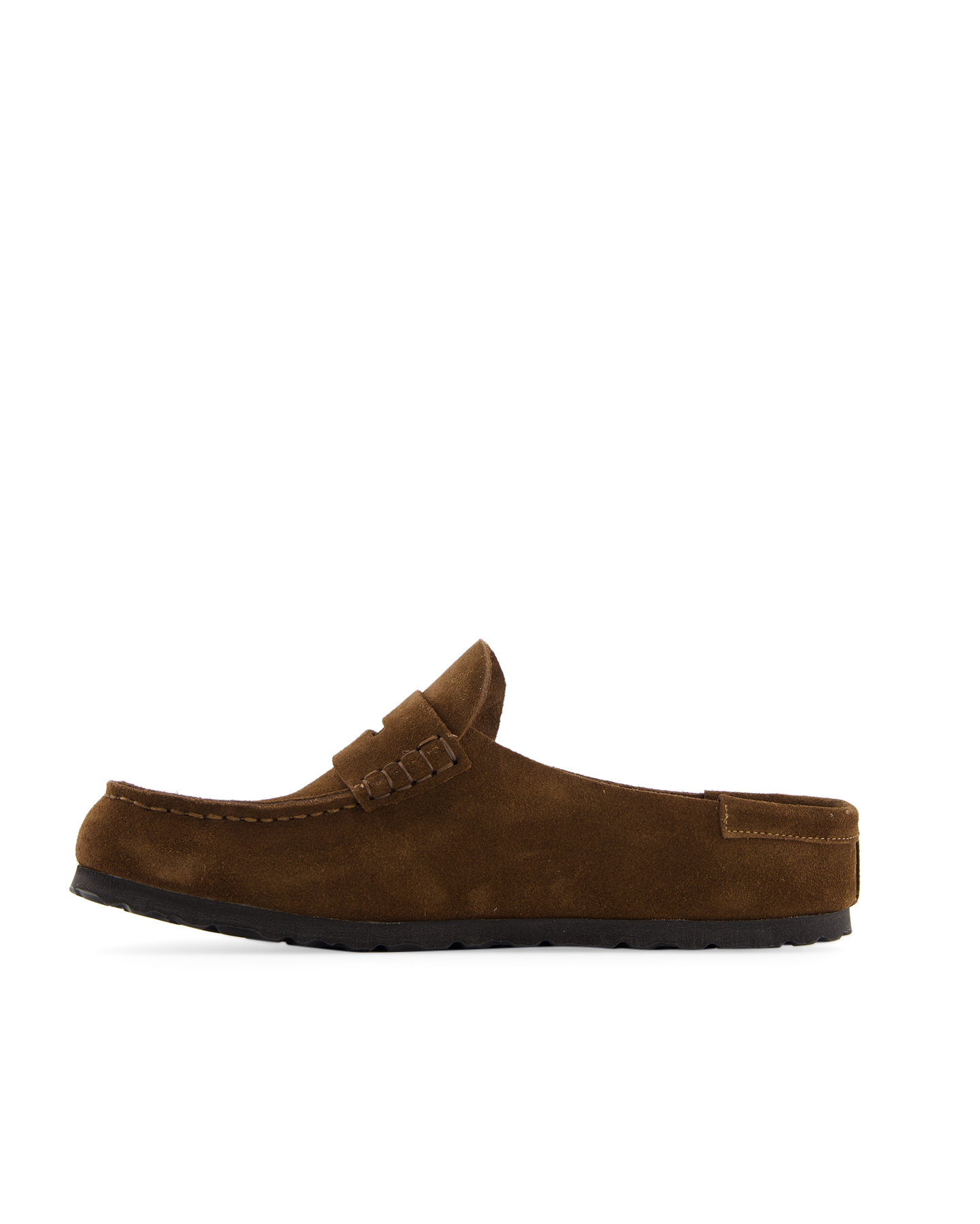 Birkenstock Naples Wrapped Suede Leather Narrow DONKERBRUIN 3