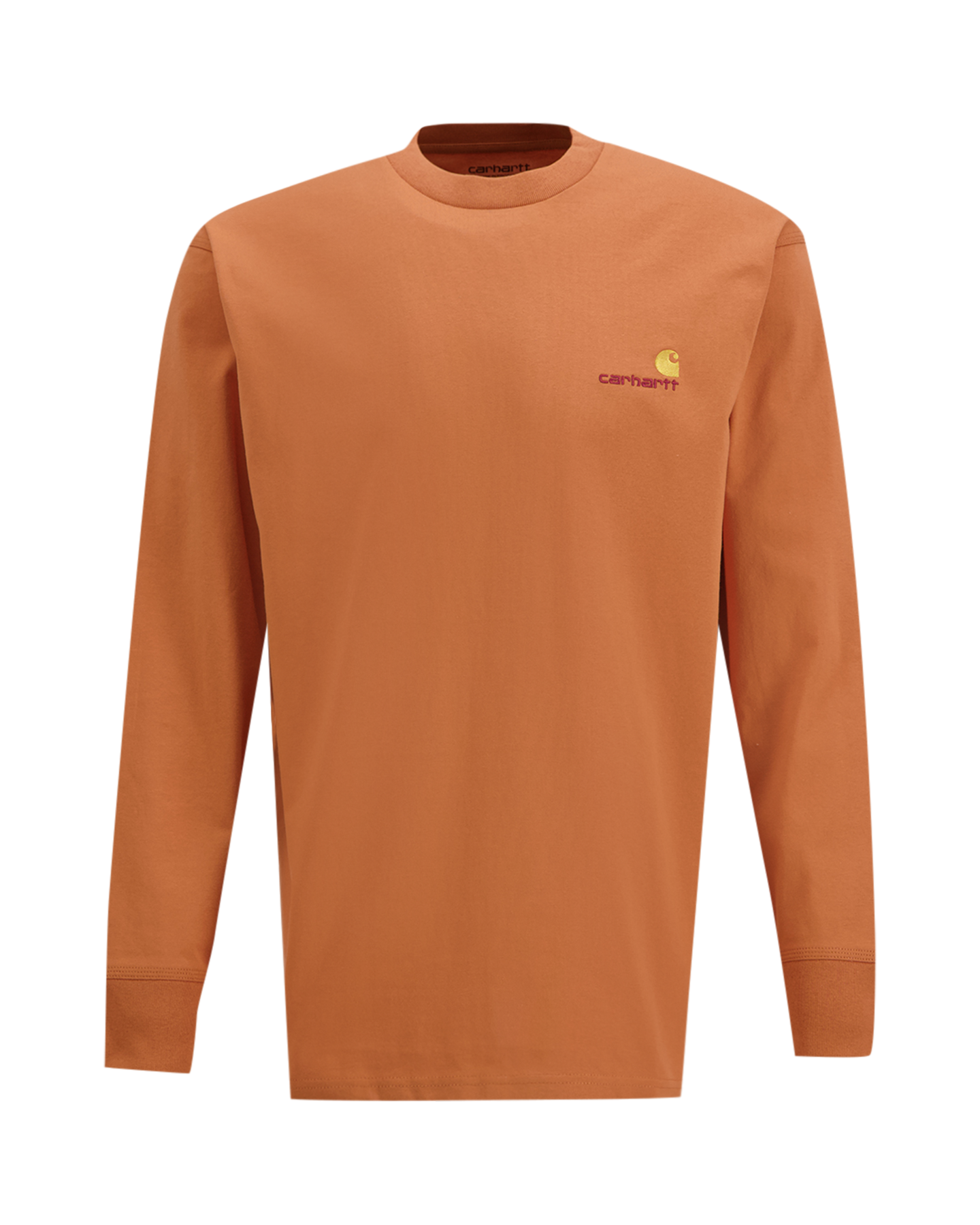 Carhartt L/S American Script T-Shirt ORANJE 1