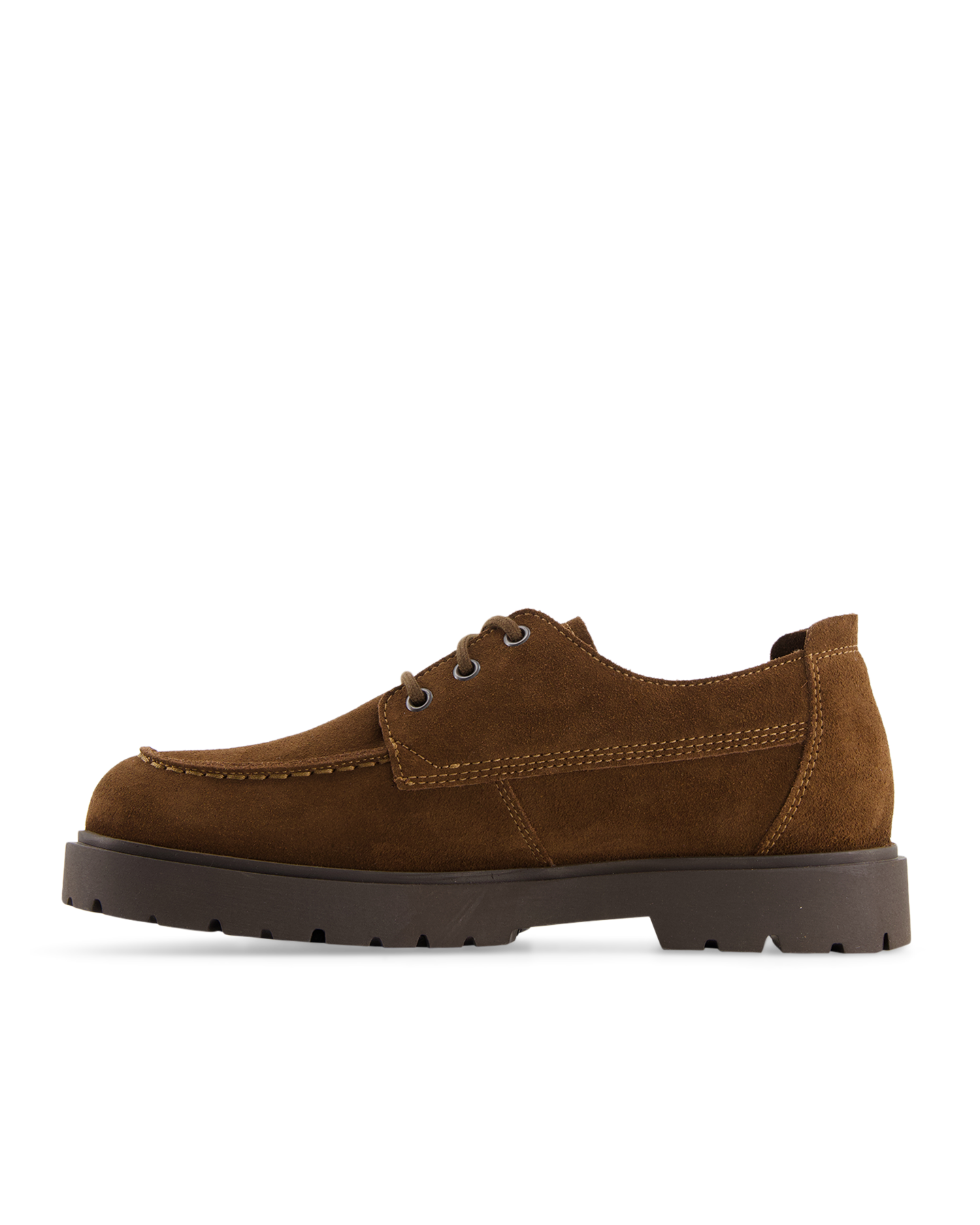 Birkenstock Highwood Moc Lace Suede Leather DONKERBRUIN 3
