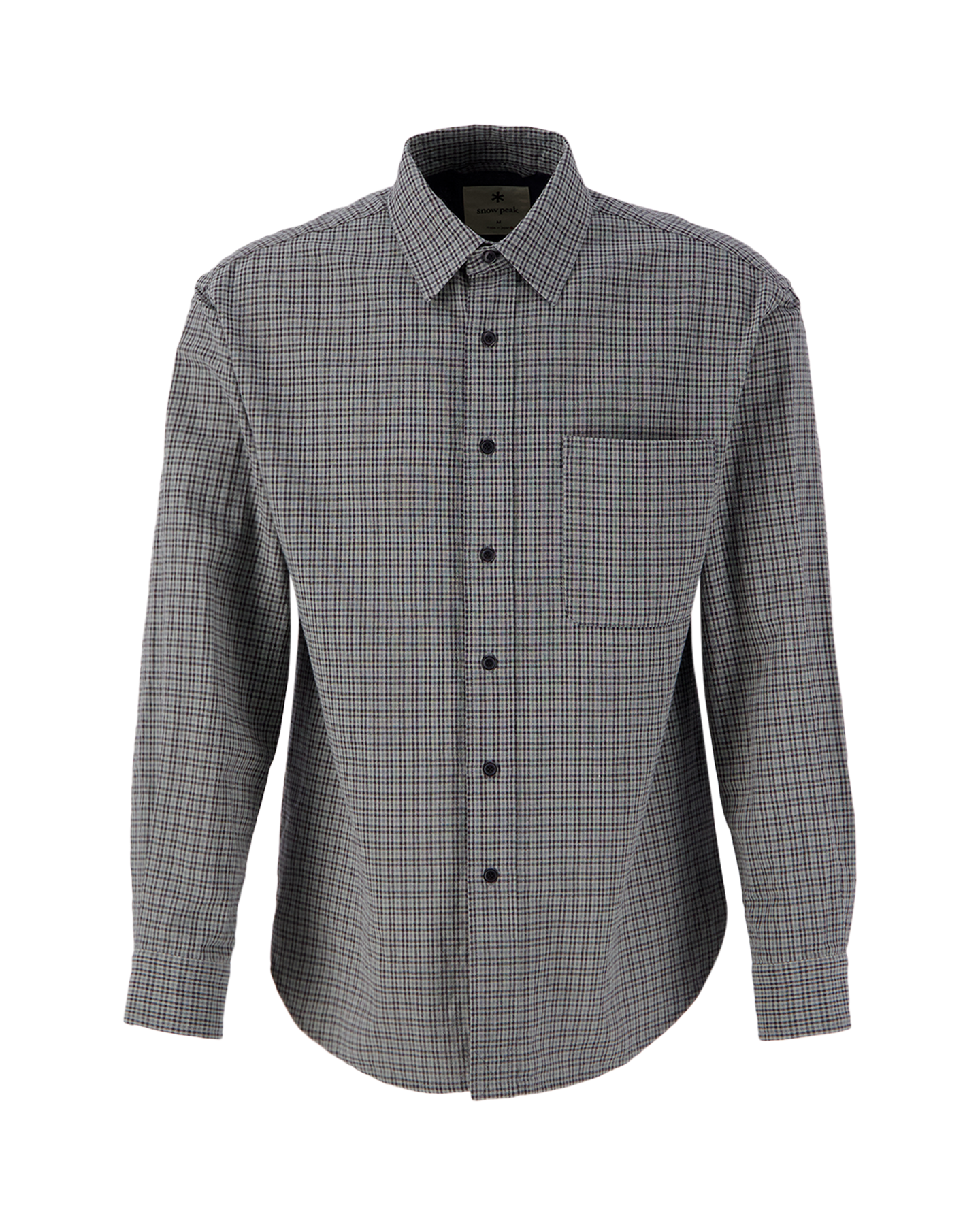 Snow Peak Niigata Made Check Shirt GRIJS 1