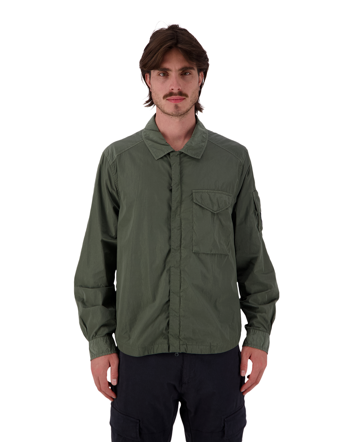 C.P. Company Chrome-R Lens Overshirt GROEN 4