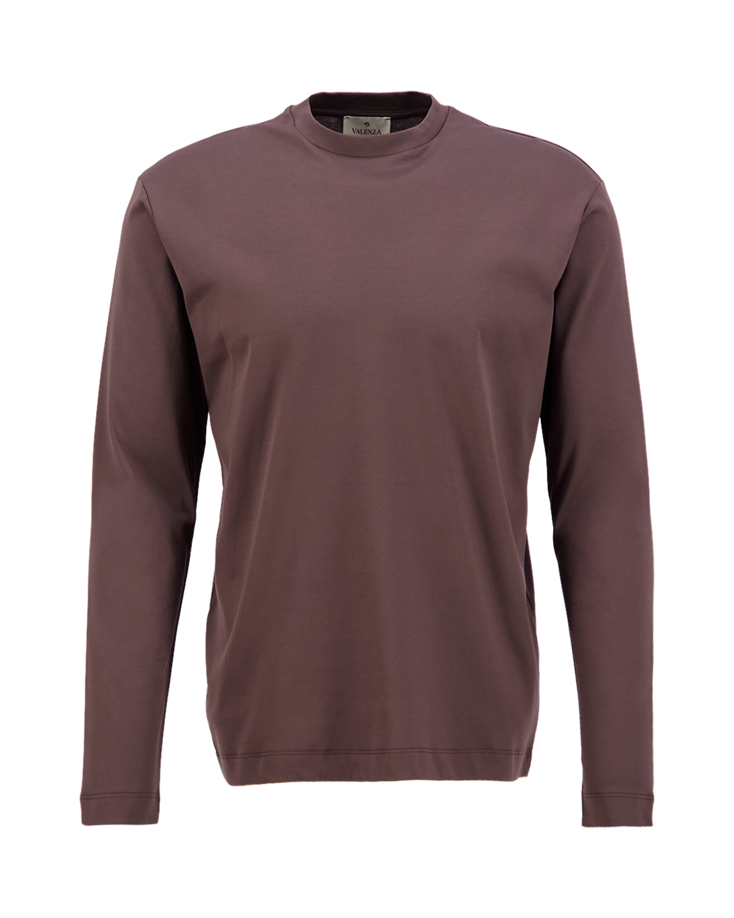 Valenza Interlock Supima T-Shirt L/S BRUIN 1