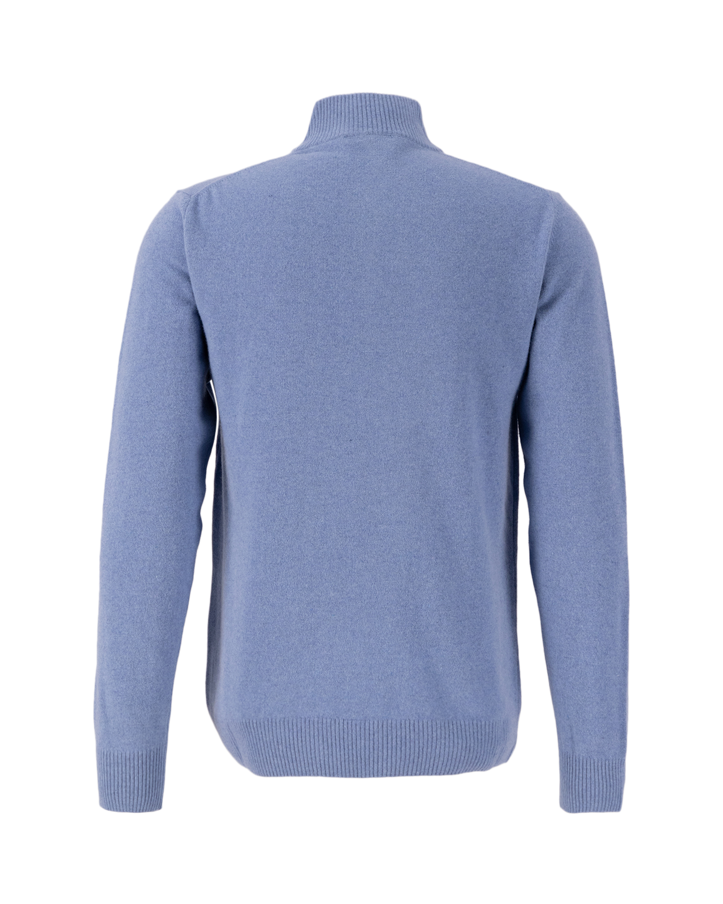 Daniele Fiesoli Lupetto Zip, Rasato, Merino Cashmere, Tinto Filo BLAUW 2