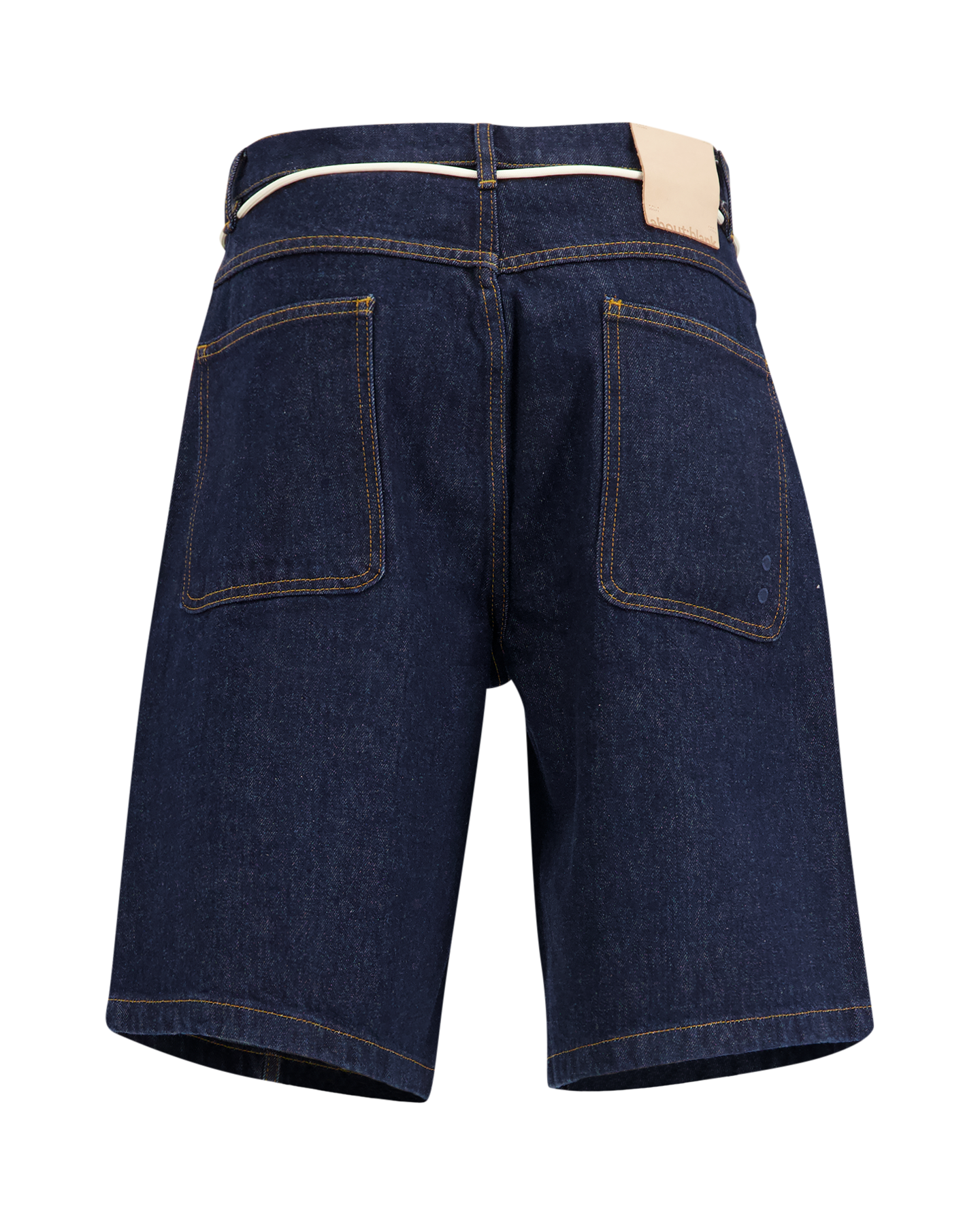 about:blank Felled Denim Short DENIM 2