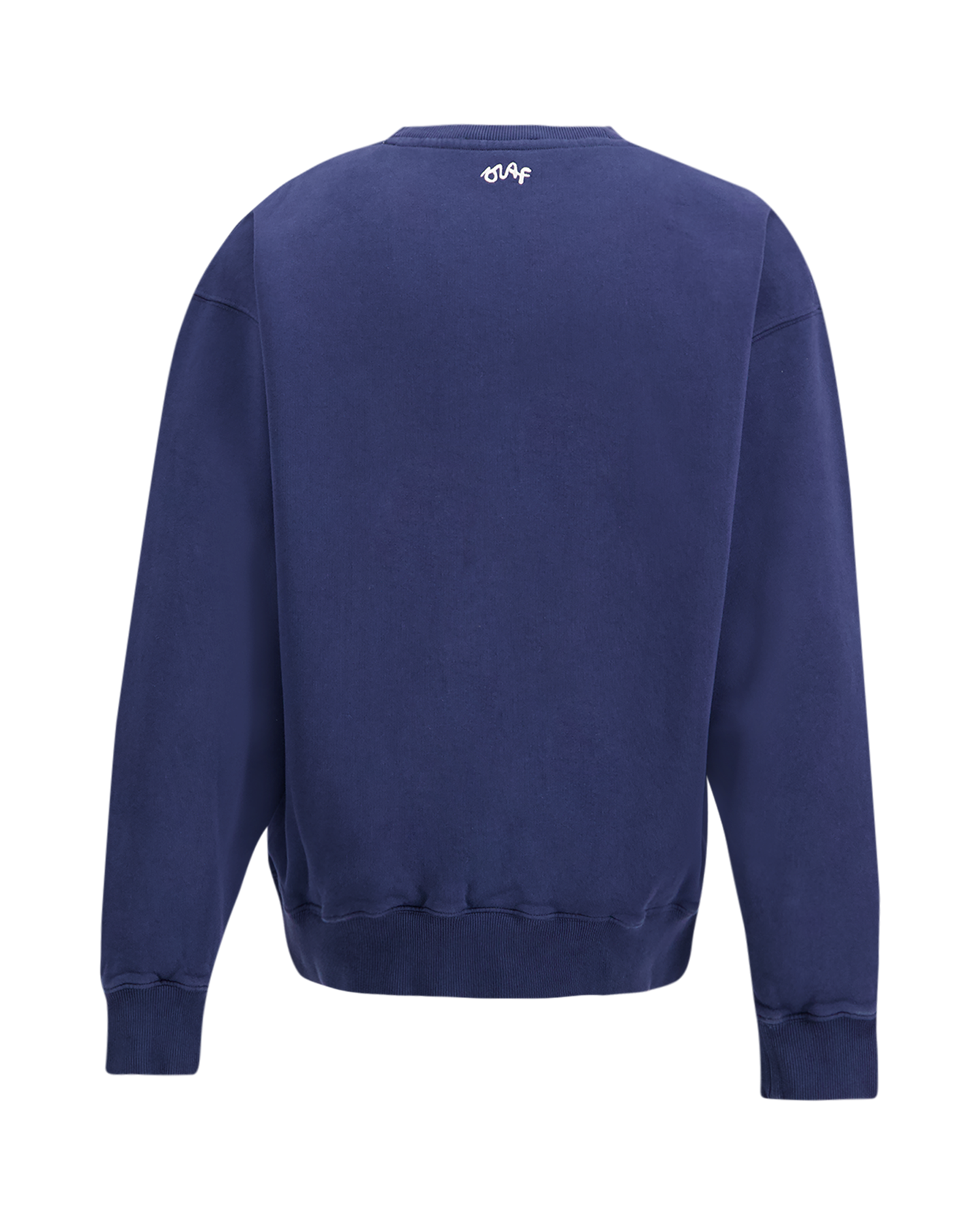 OLAF Script Friends Boxy Crewneck BLAUW 2