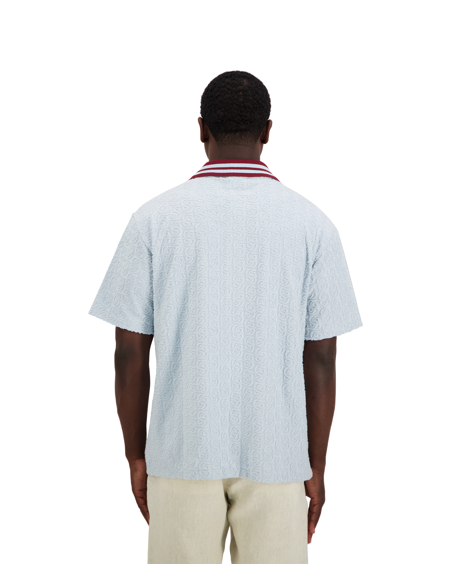 Drole de Monsieur Monogram Shirt BLAUW 5
