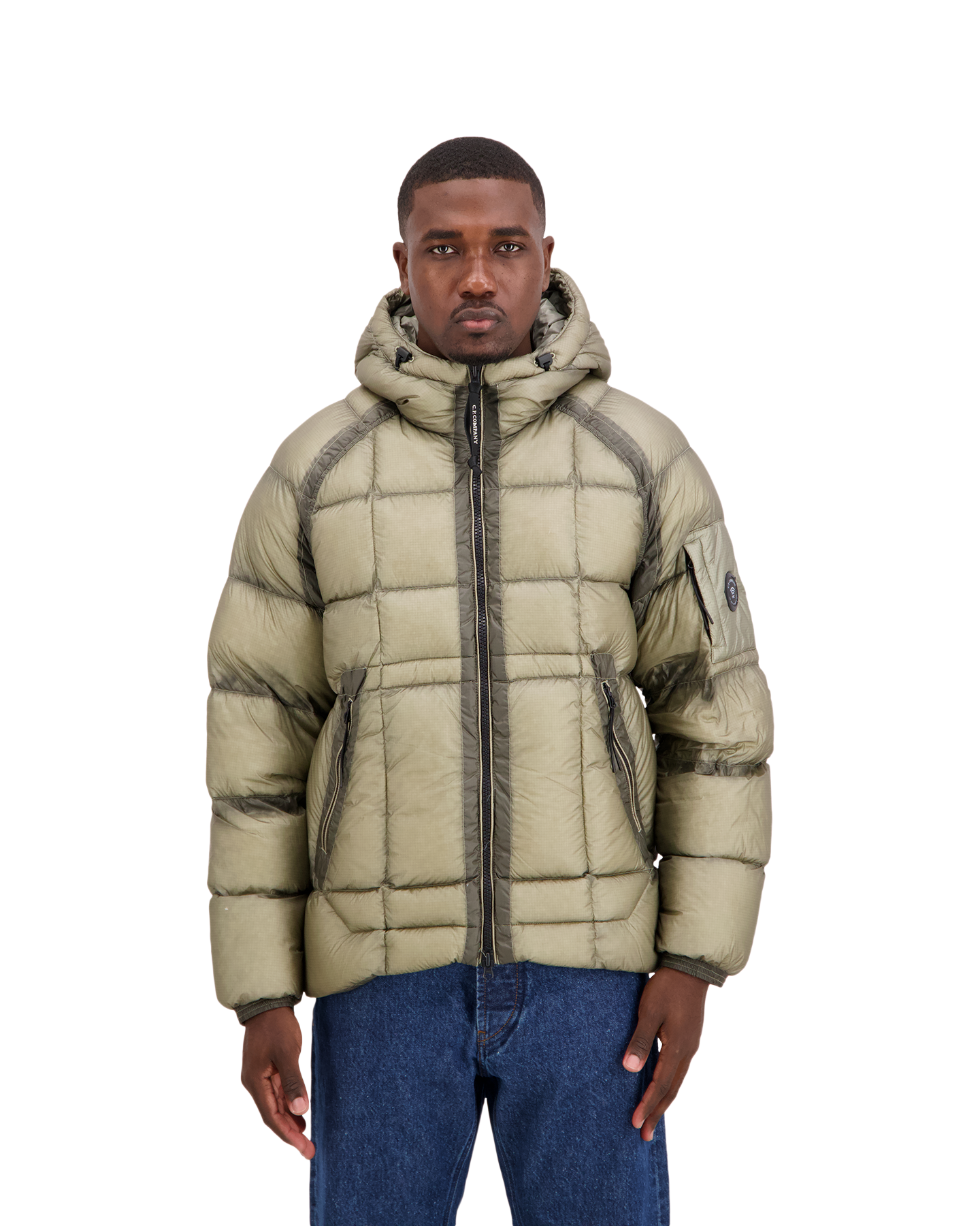 C.P. Company D.D. Shell Hooded Puffer Jacket GRIJS 4