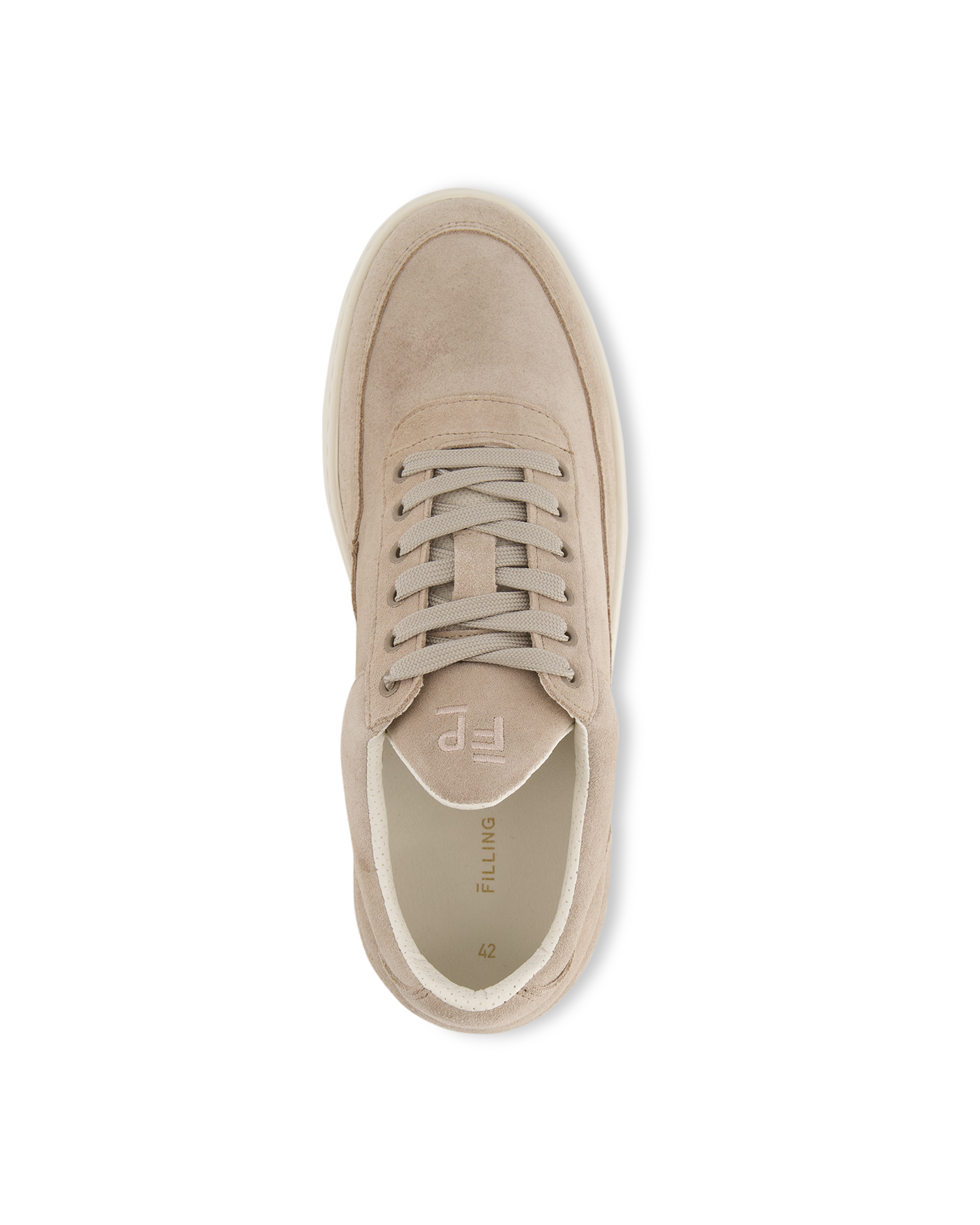 Filling Pieces Low Top Suede BEIGE 5