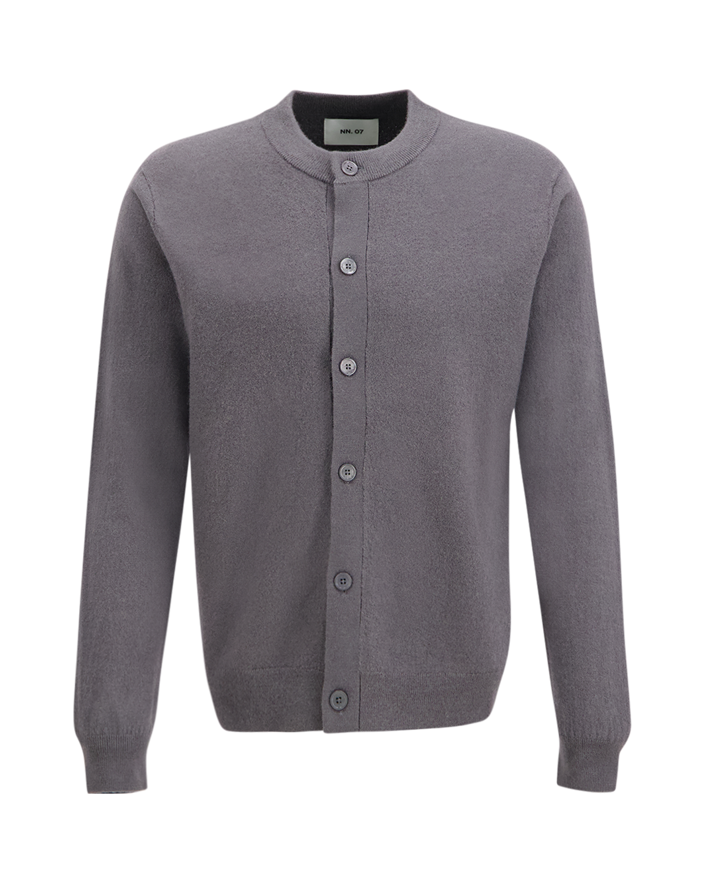 NN.07 Jasper Crew Cardigan 60062 ANTHRACIET 1
