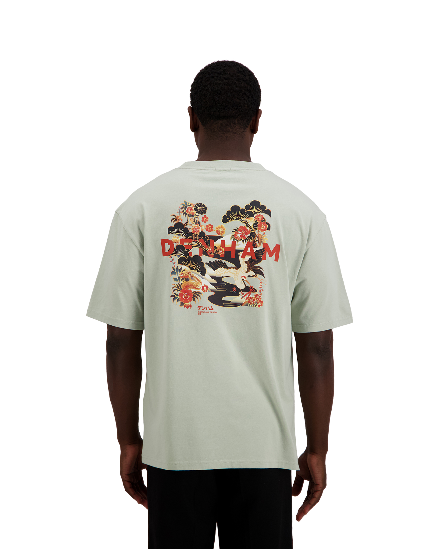 Denham Kansai Graphic Tee Lwj GROEN 3