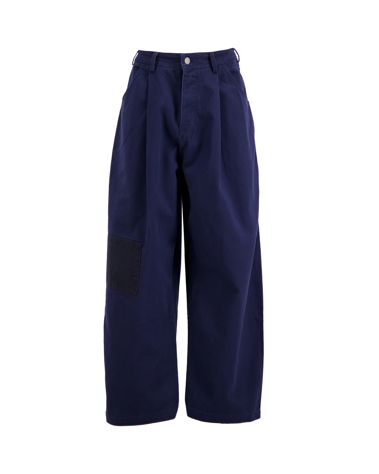 PAL Sporting Goods Ranch Patchwork Wide Leg Pants DONKERBLAUW 1