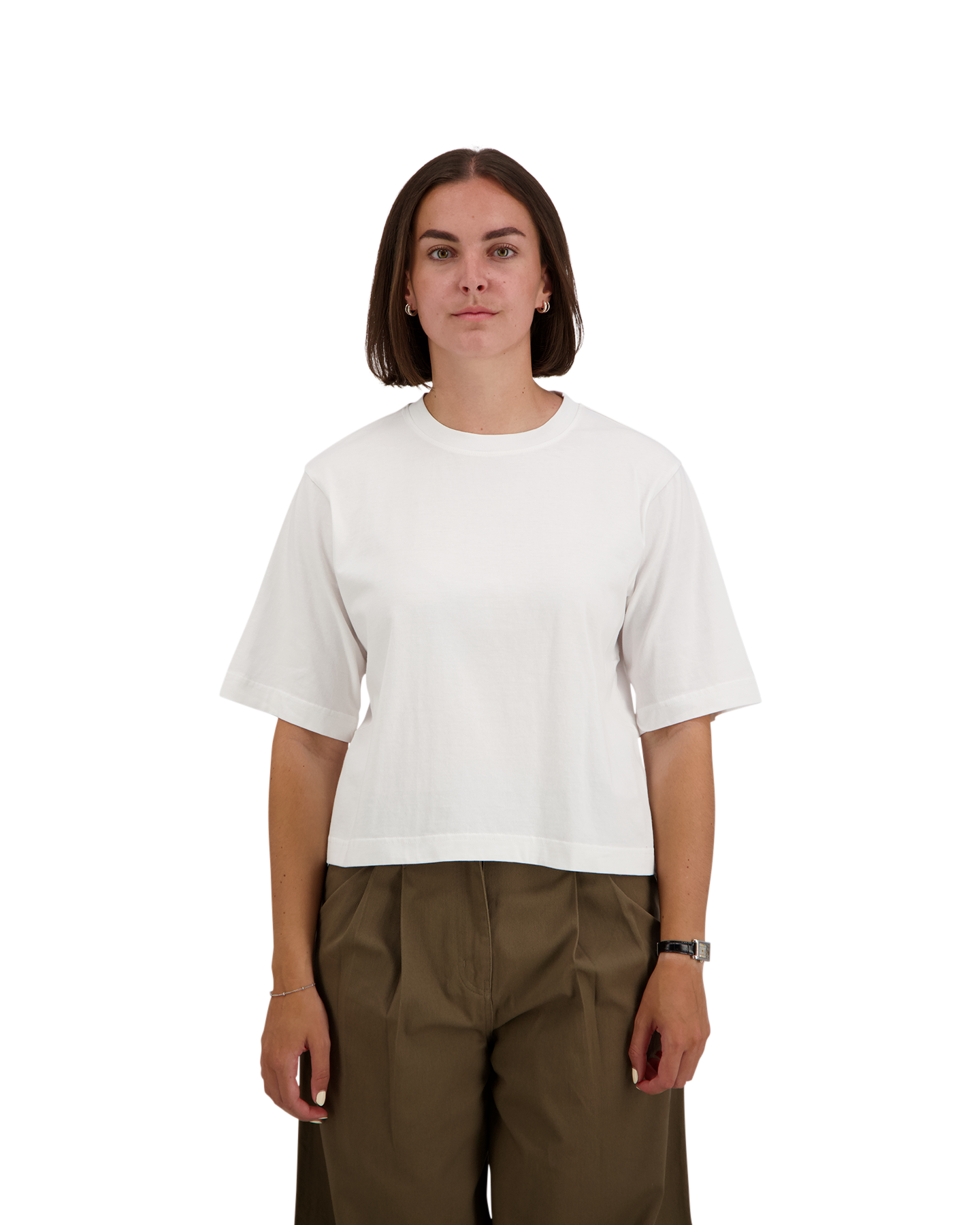 Boii Studios Stampe O Neck Tee Boxy WIT 3