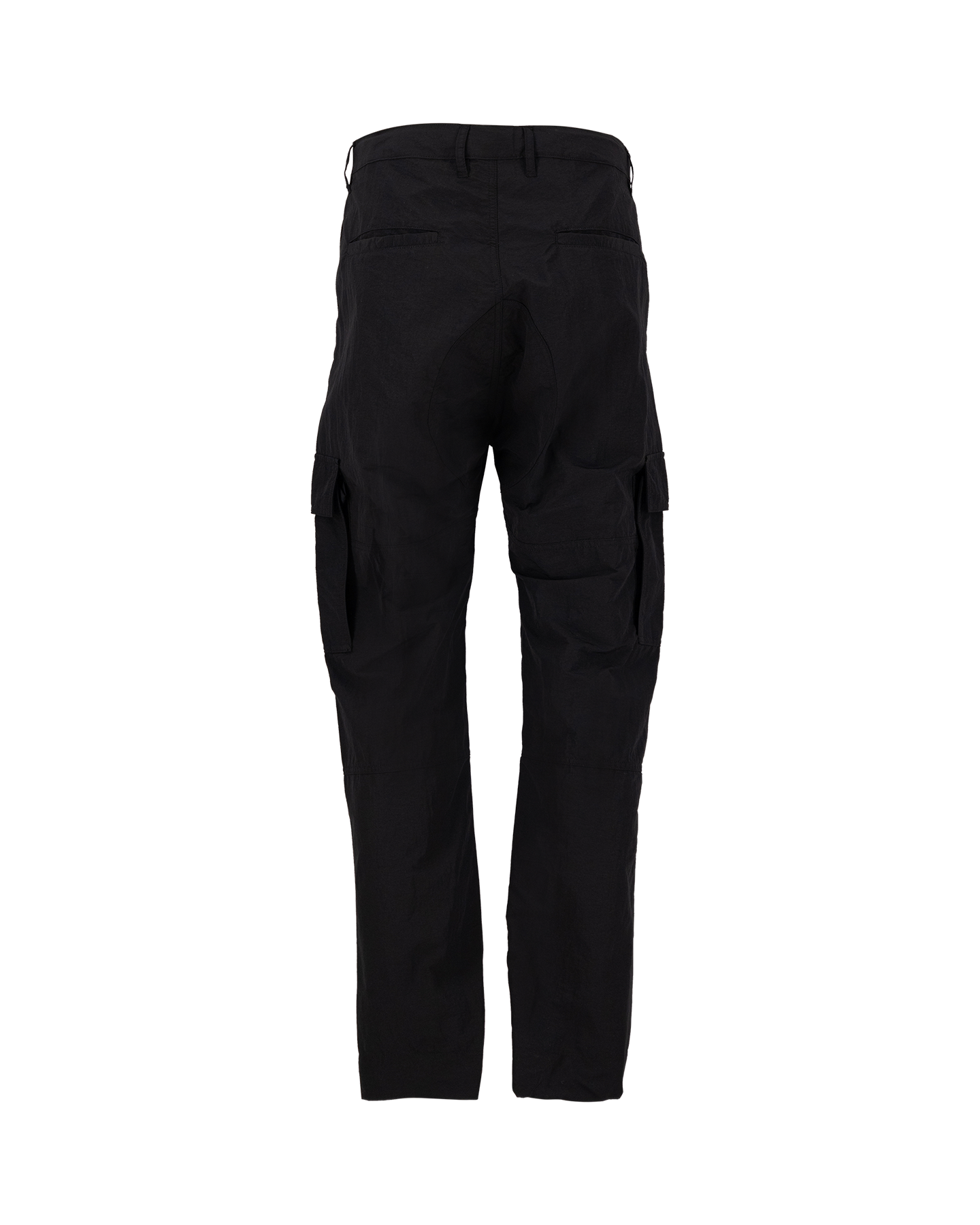 Marcelo Burlon Cross Nylon Cargo Pants Black White ZWART 2