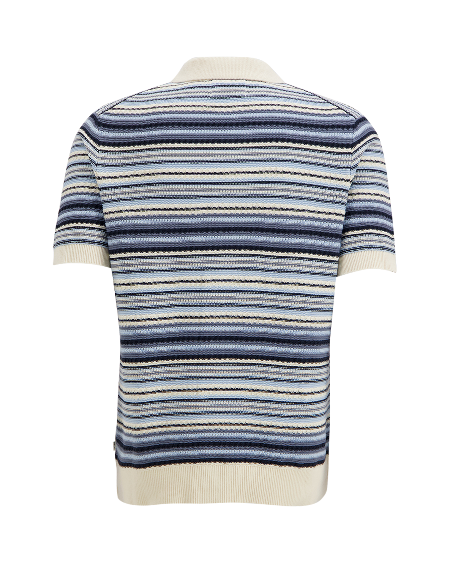 NN.07 Nolan Polo Cardigan 60019 DONKERBLAUW 2