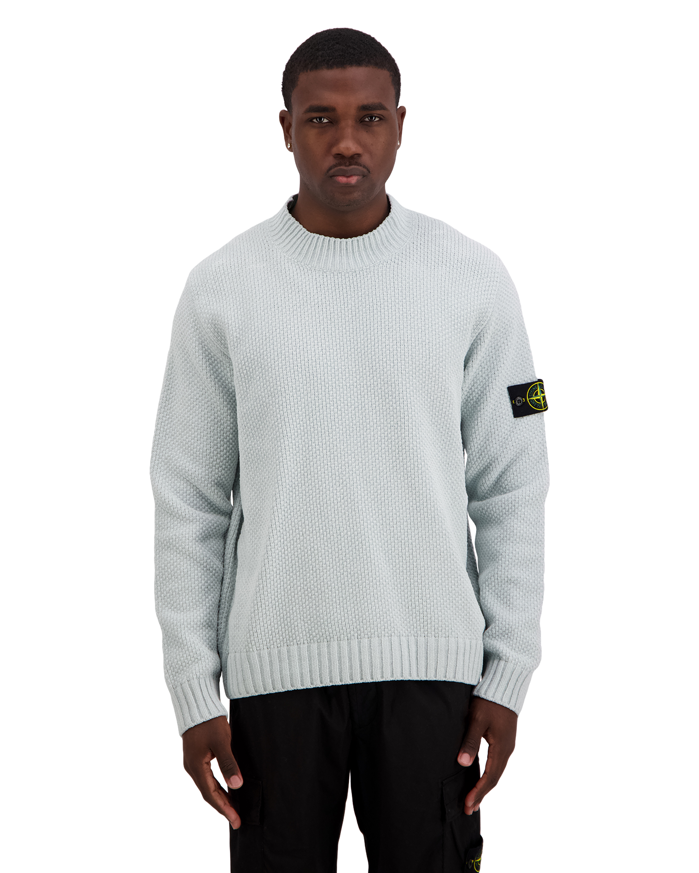 Stone Island S00N8 Knitwear Trui LICHTBLAUW 4