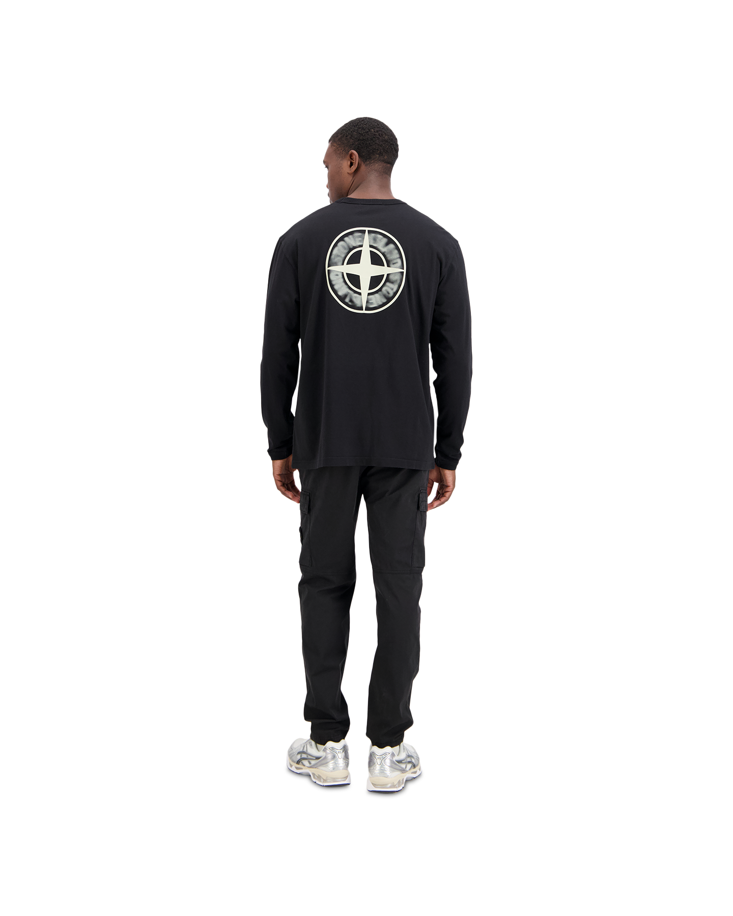 Stone Island 2100029 T Shirt Ls ZWART 3