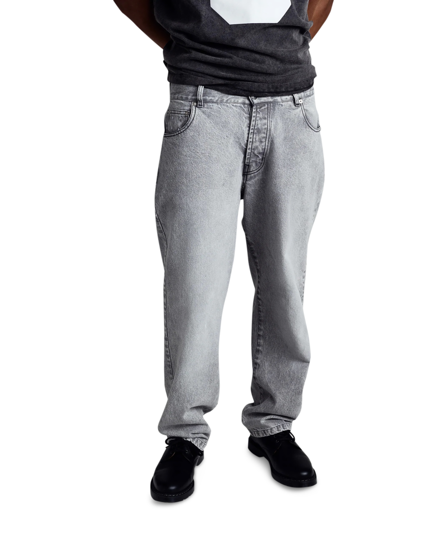 POP Trading Company Drs Denim Pants LICHTGRIJS 3