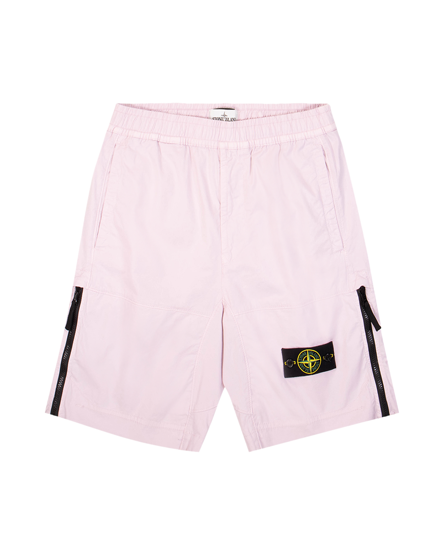 Stone Island L0219 Cotton Twill Stretch Bermuda Shorts ROSE 0