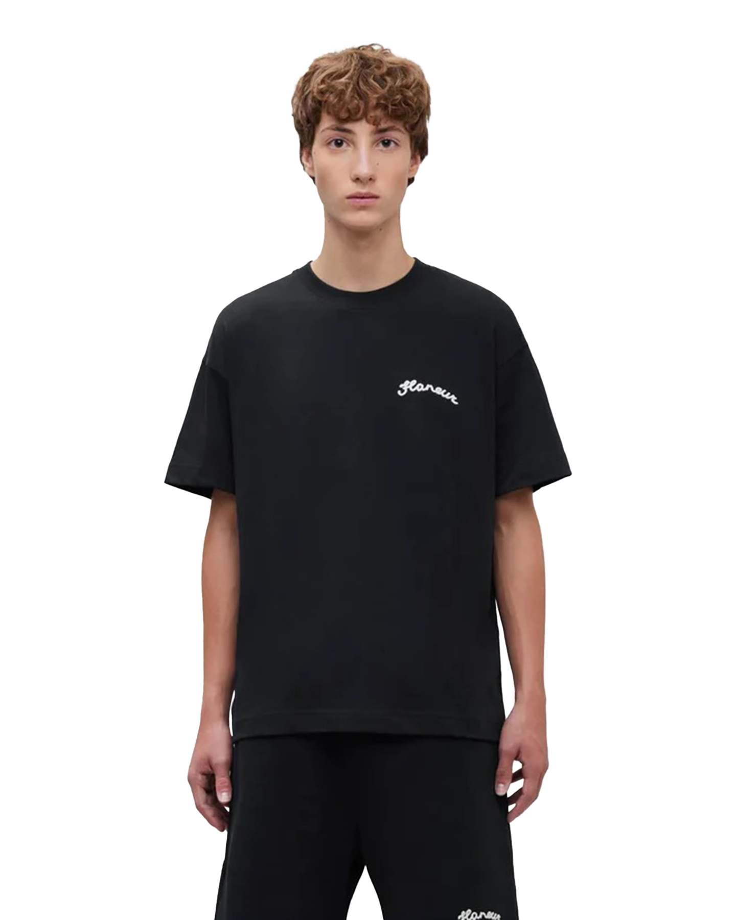 Flaneur Signature T-Shirt ZWART 3