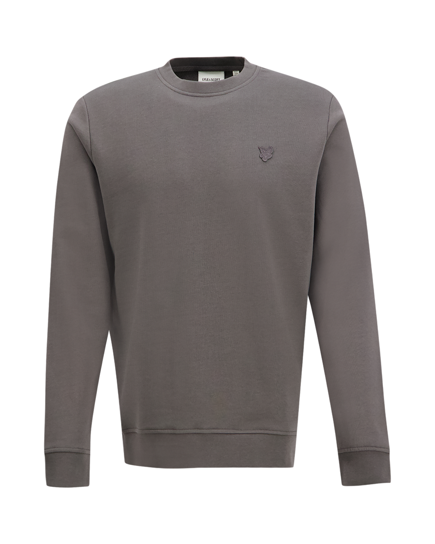Lyle & Scott Superfine Crew Neck Sweatshirt ANTHRACIET 1