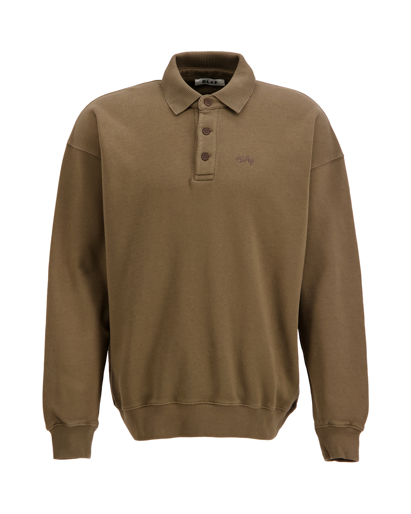 OLAF Signature Oversized Polo BRUIN 1