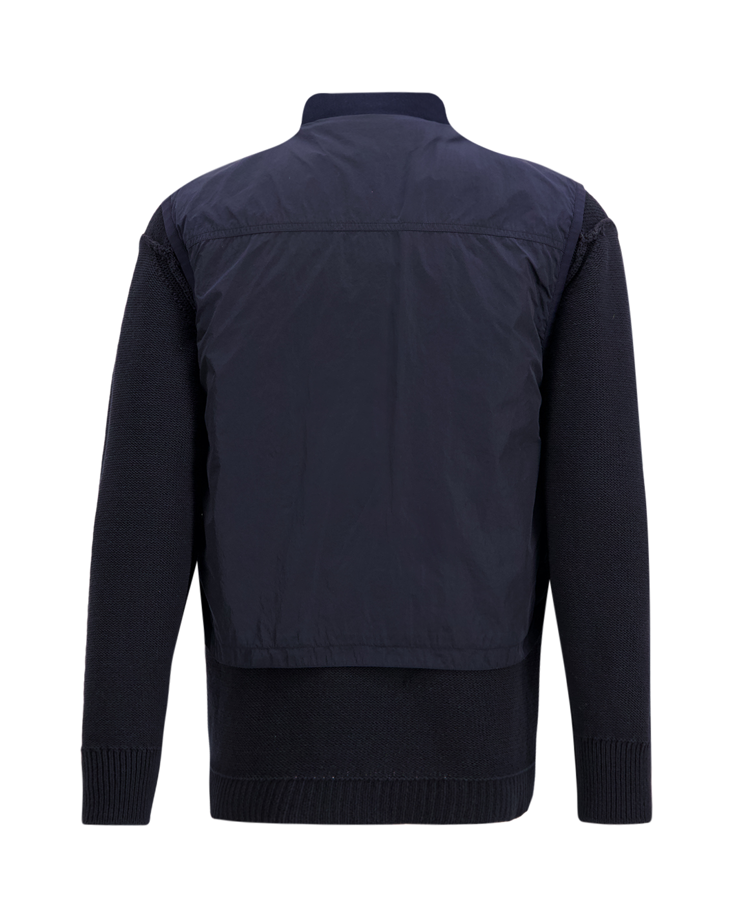 C.P. Company Gebreid Vest Met Rits Van Katoenmix DONKERBLAUW 2