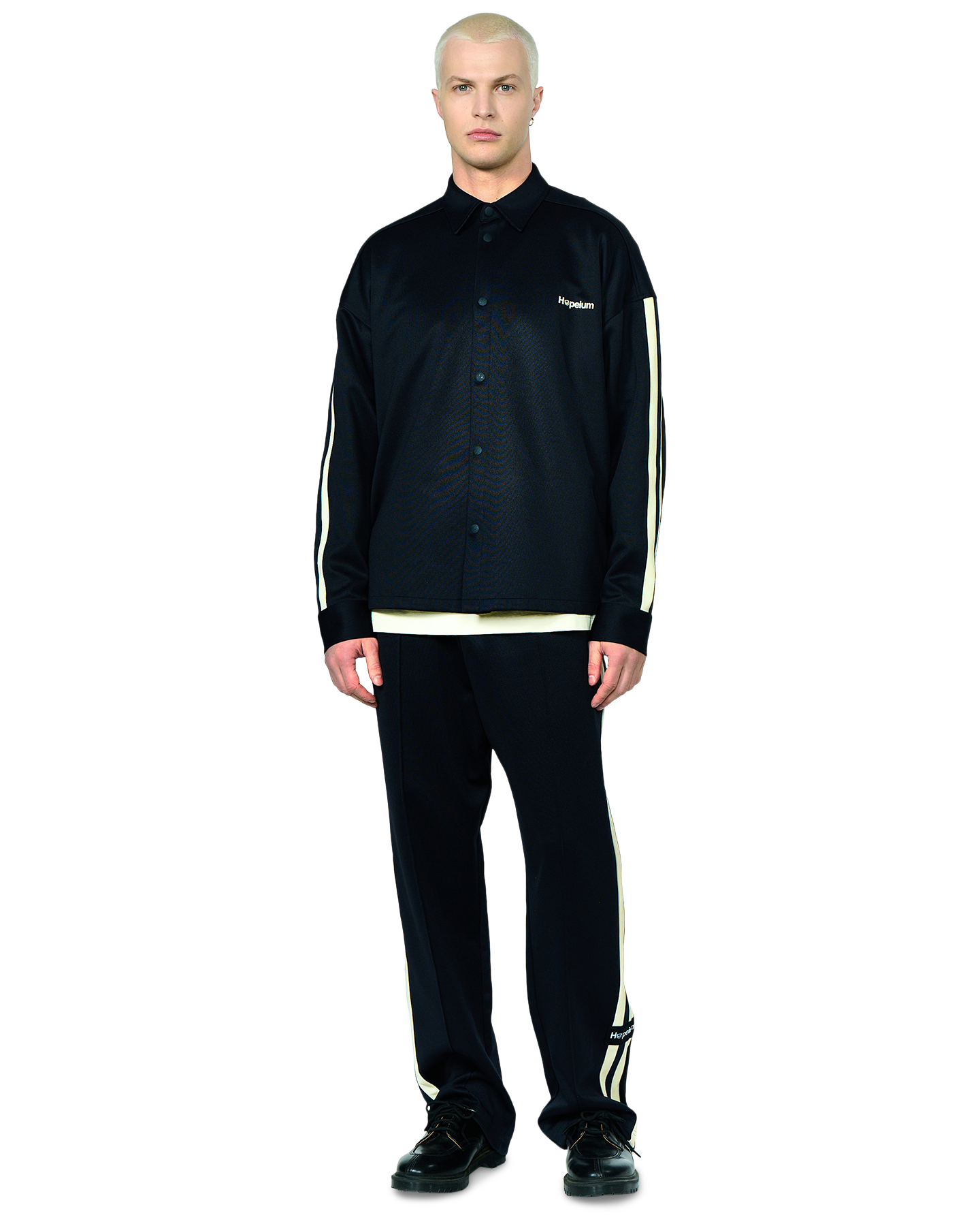 Hopeium Track Shirt DONKERBLAUW 3
