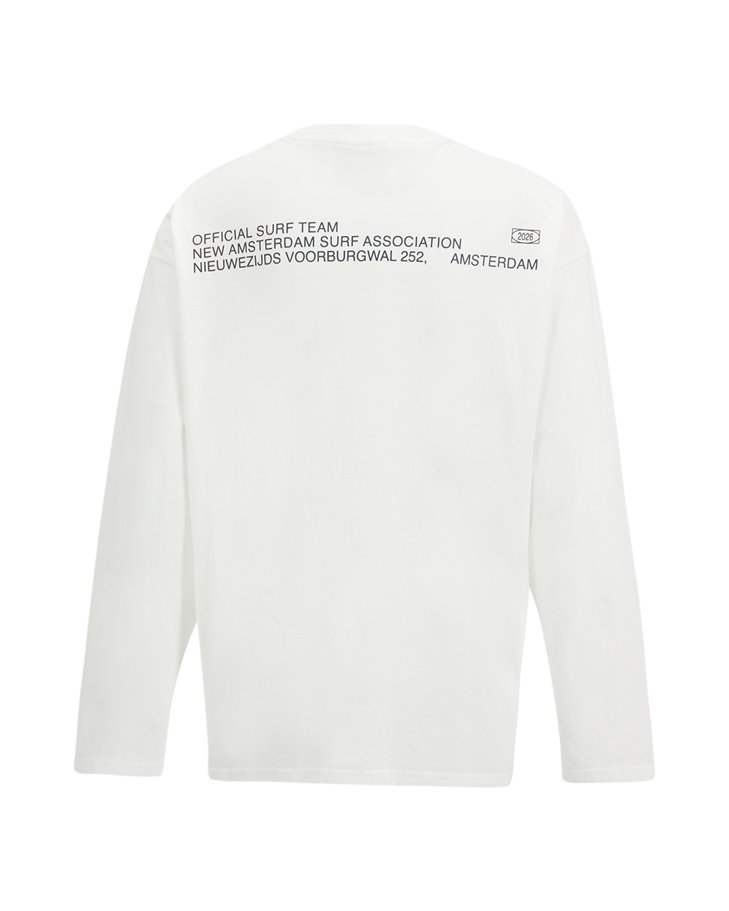 New Amsterdam Surf Association Shaper Longsleeve WIT 2