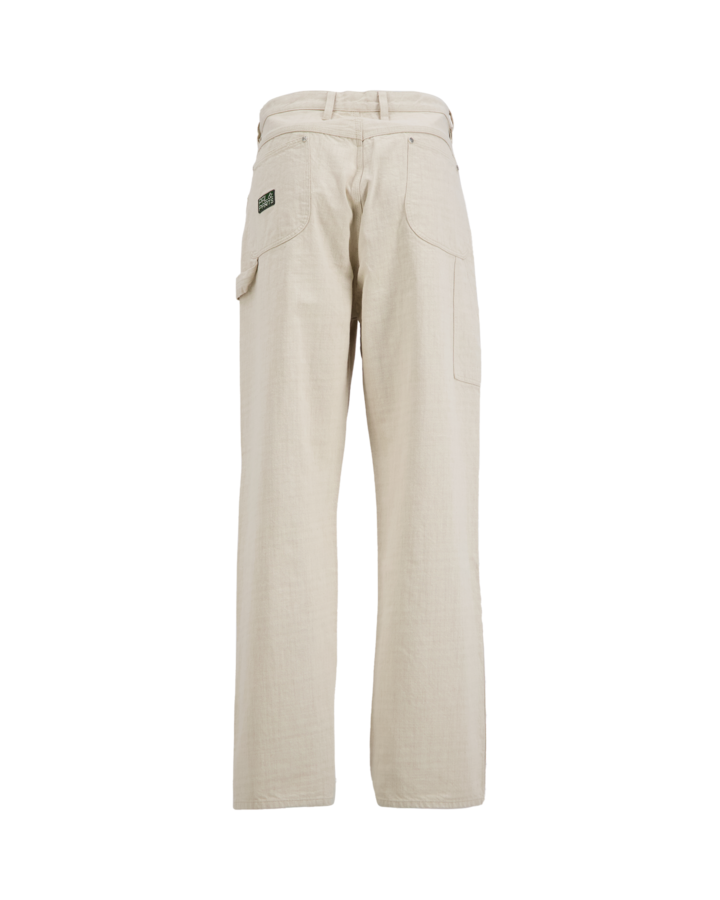 PAL Sporting Goods Garage Goods Cotton Canvas Straight Leg Pants BEIGE 2