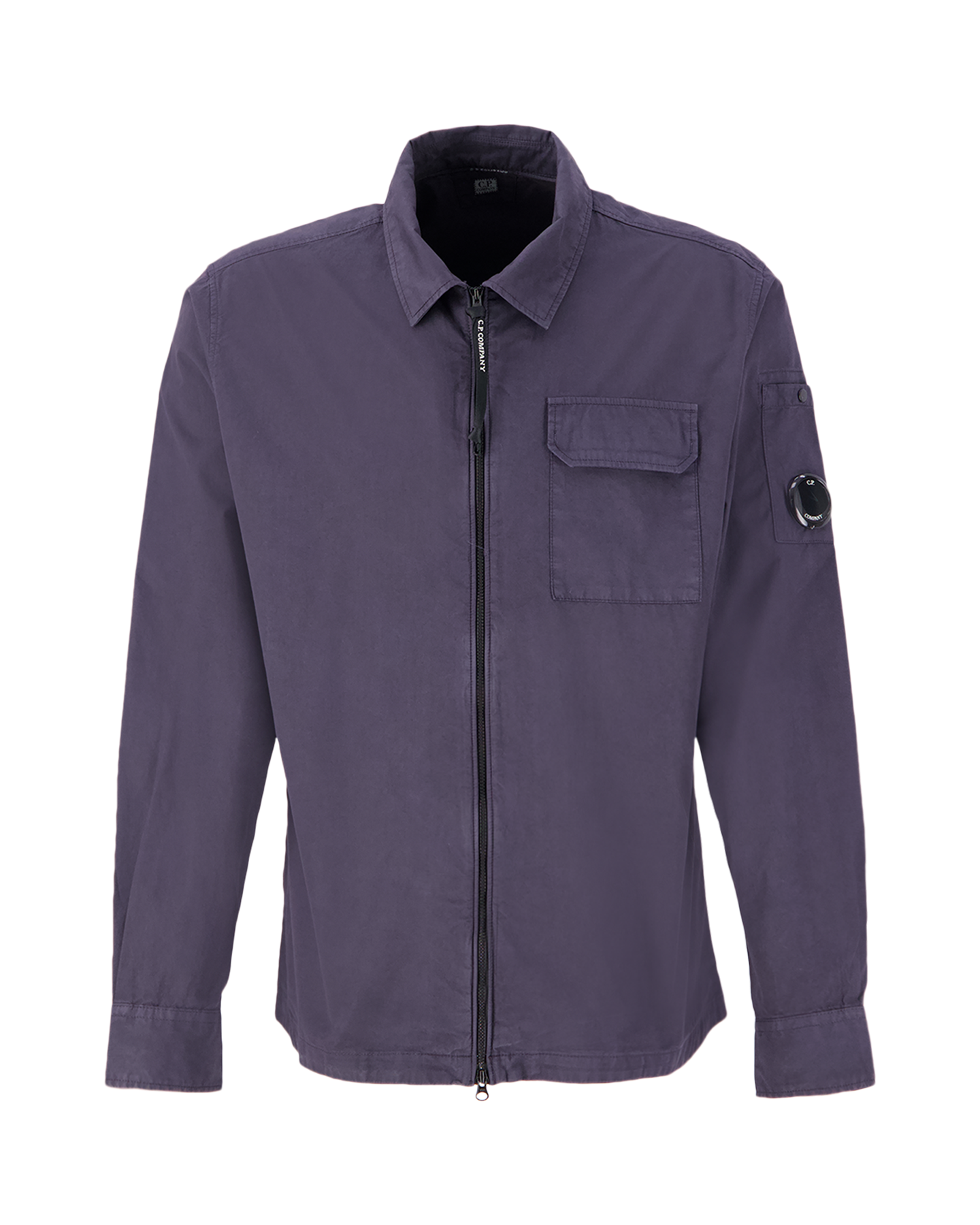 C.P. Company Organic Gabardine Zipped Overshirt PAARS 1