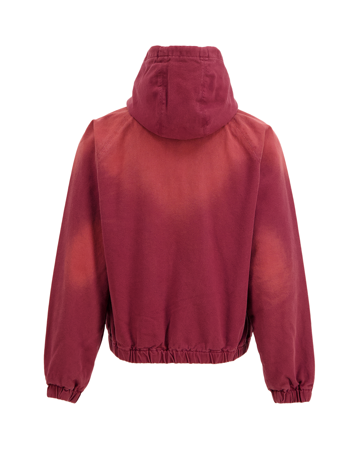 Arte Antwerp Sunfade Canvas Hooded Jacket ROOD 2