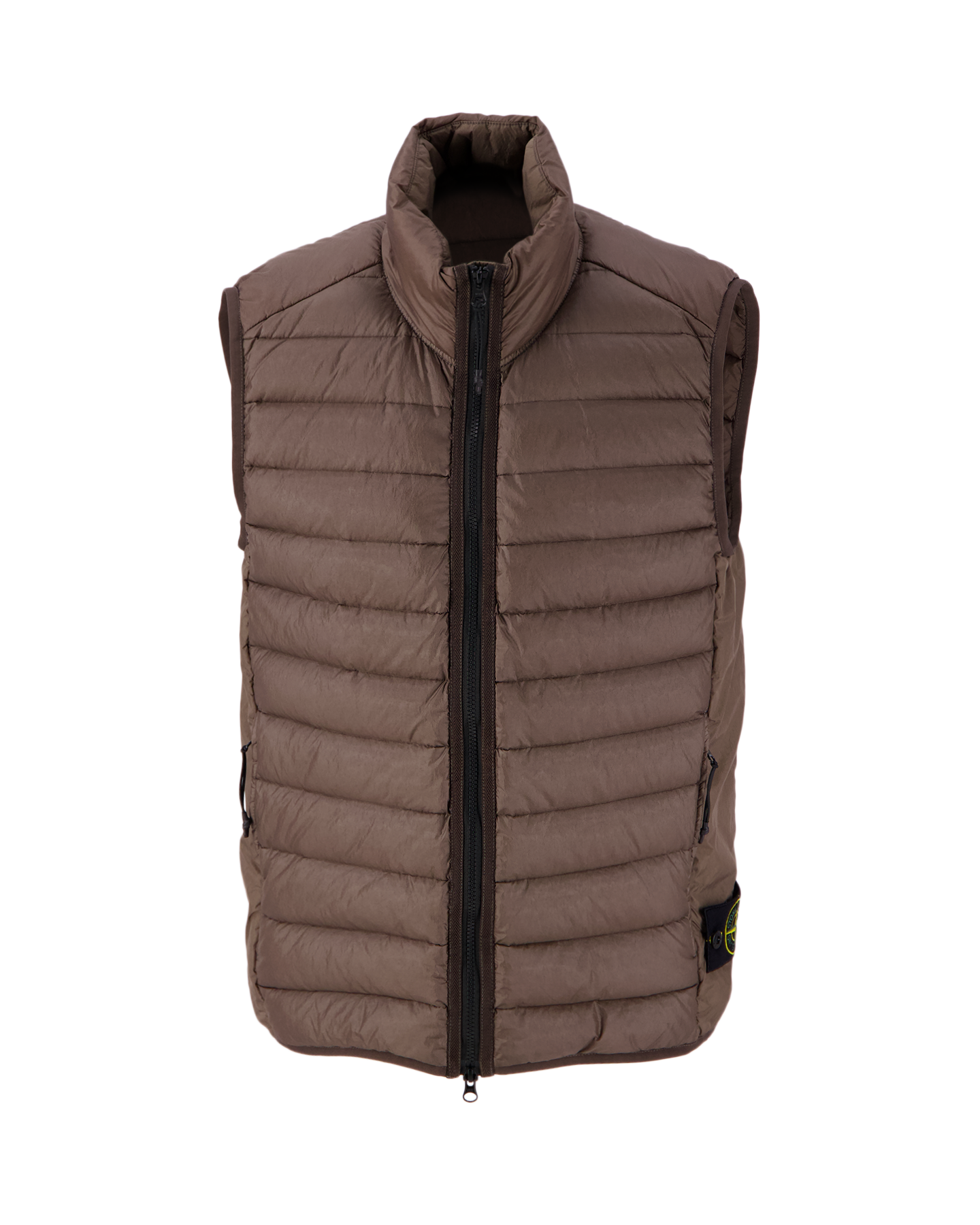 Stone Island G0724 Loom Woven Nylon Down Vest BRUIN 1