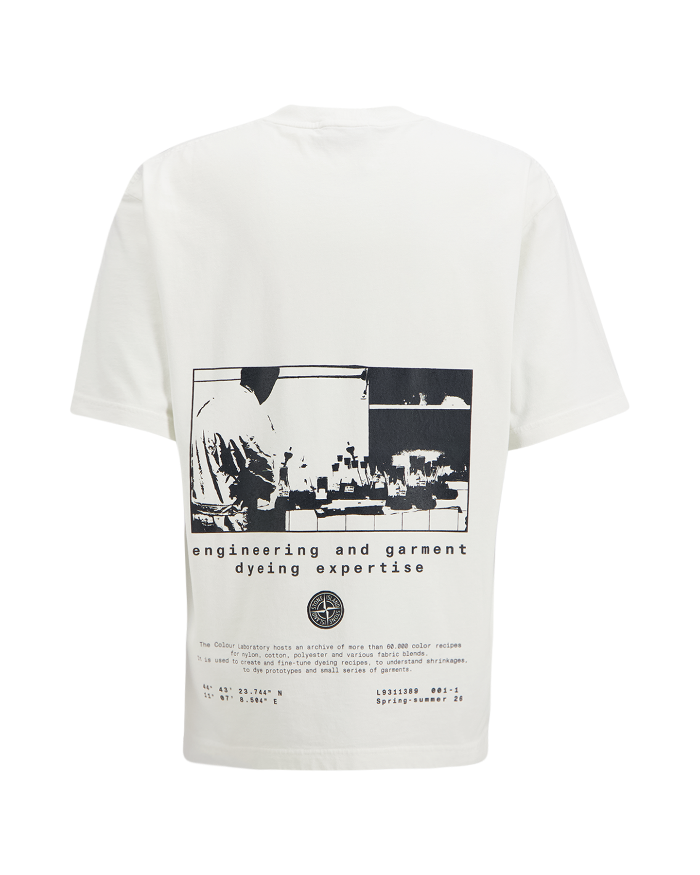 Stone Island S0364 Print T-Shirt WIT 1
