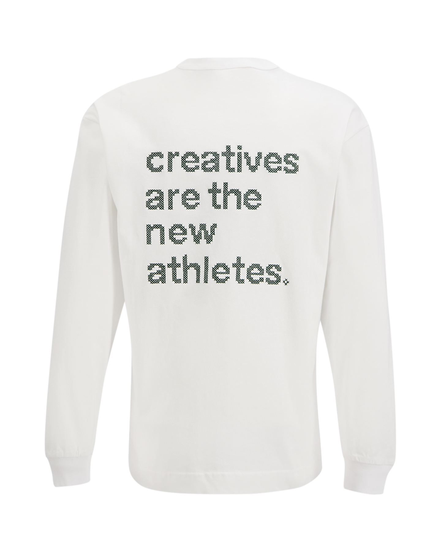 The New Originals Catna Crossstitch Longsleeve WIT 1