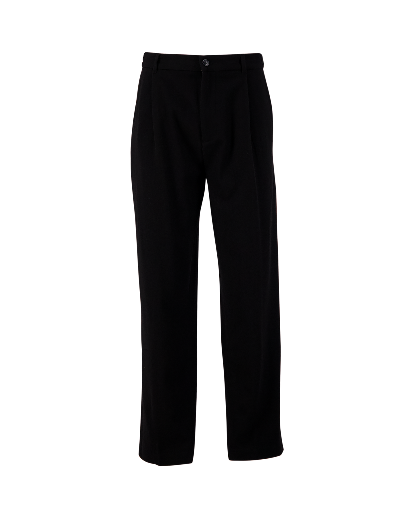 OLAF Regular Pleated Pant ZWART 1