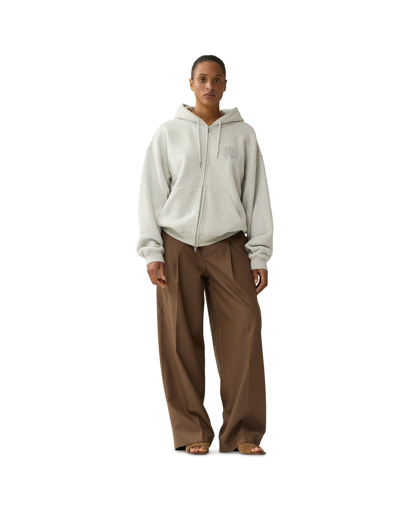 New Amsterdam Surf Association Chop Zip Hoodie GRIJS 3