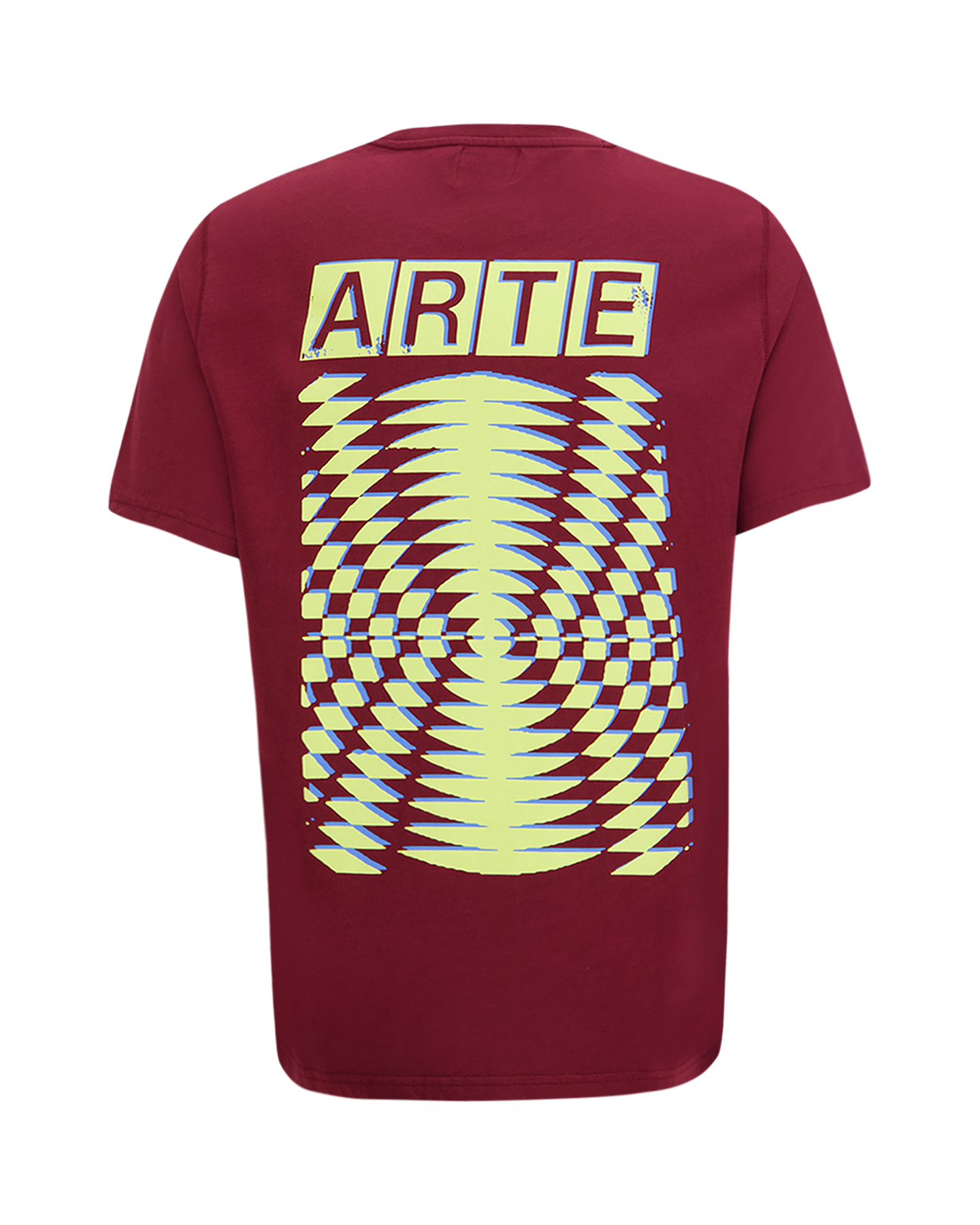 Arte Antwerp Abstract Back Print T-Shirt ROOD 1