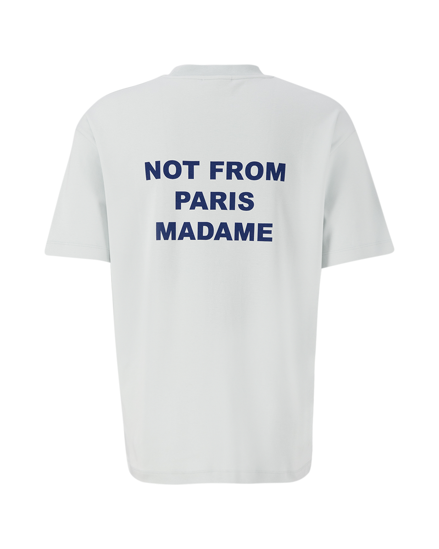 Drole de Monsieur Le T-Shirt Slogan LICHTBLAUW 2